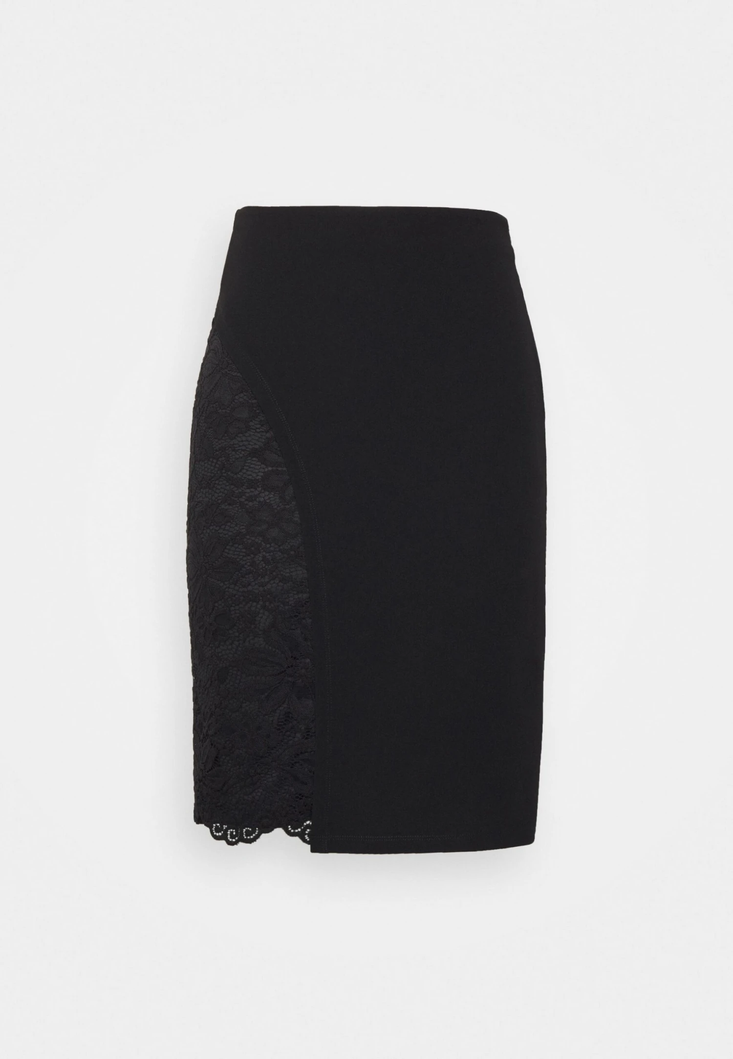 PANEL ASYMMETRIC SKIRT - Spódnica Mini - Black - obrazek 4
