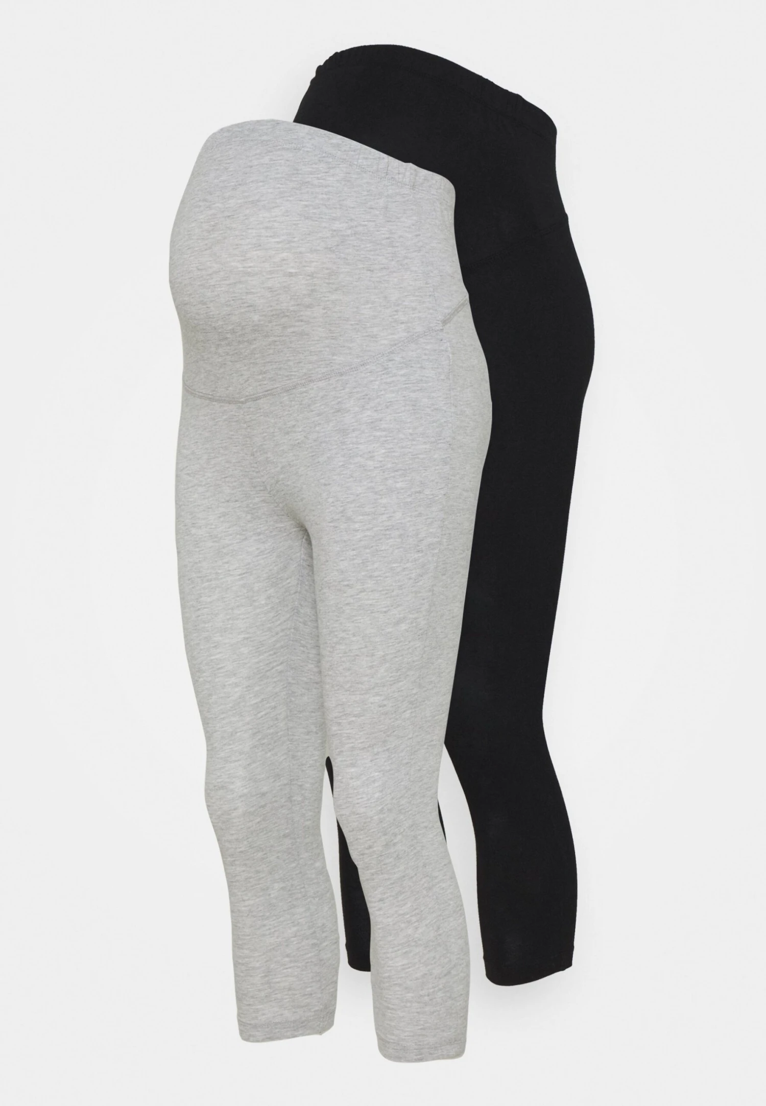 2 PACK CAPRI - Legginsy - Black/light Grey