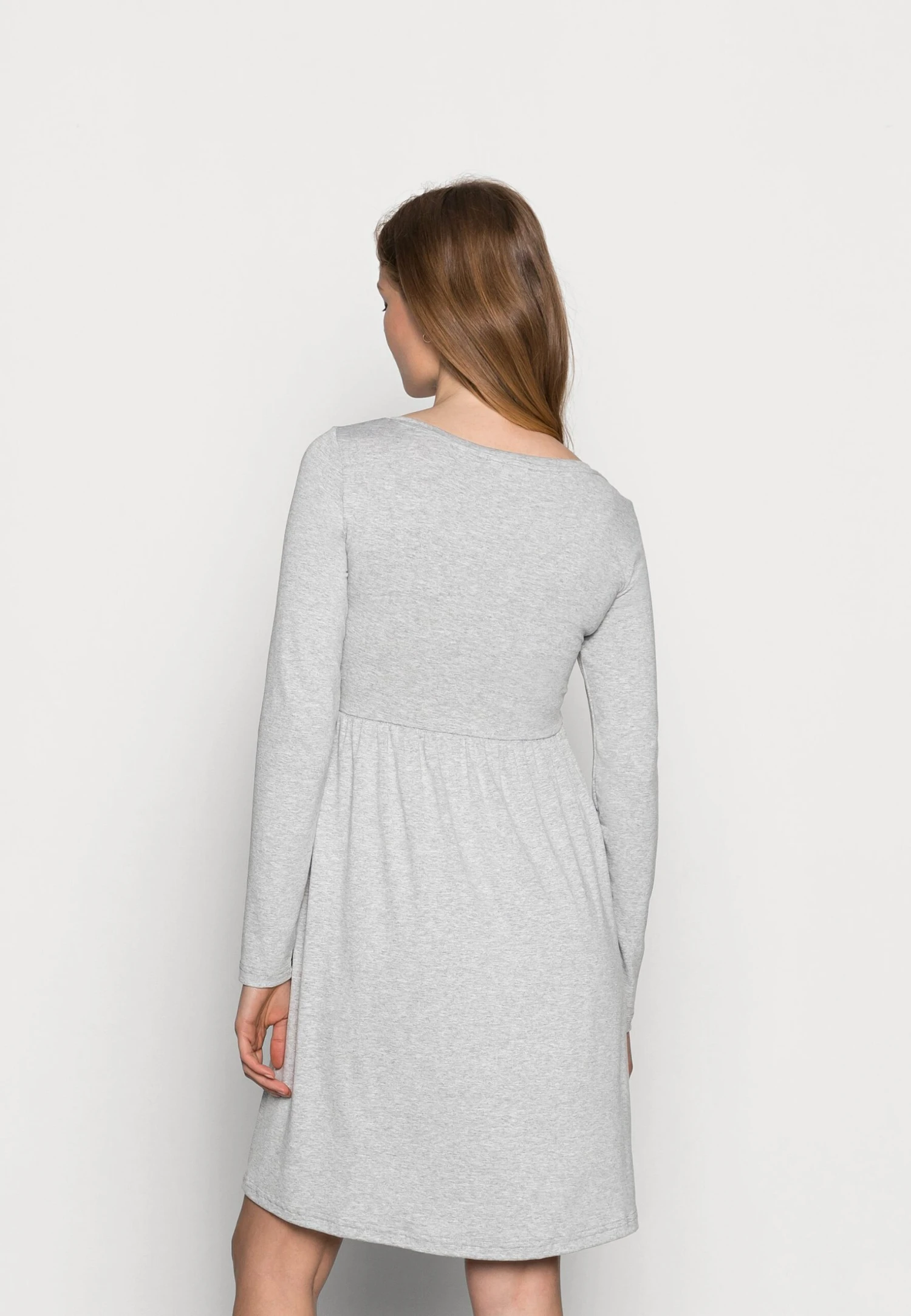 NURSING - Jersey Dress - Sukienka Z Dżerseju - Grey - obrazek 3