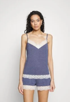 Anna Field SARAH SHORT PJ SET - Piżama - Blue