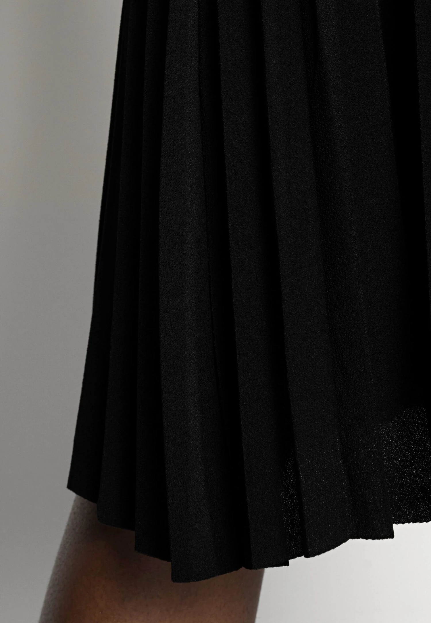 Anna Field Plisse A-line Mini Skirt - Spódnica Trapezowa - Black - obrazek 5