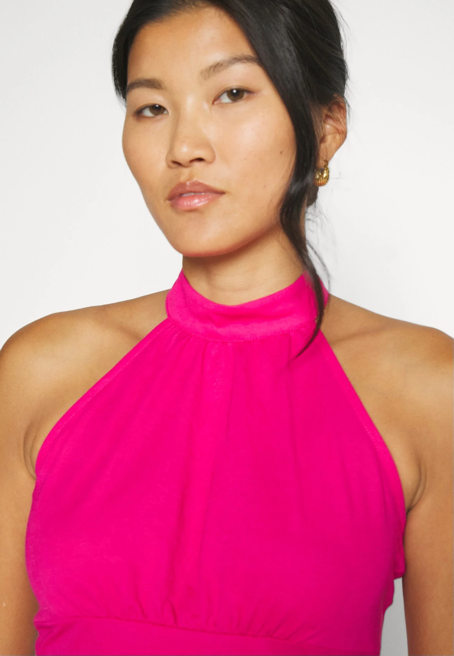 Anna Field Sukienka Koktajlowa - Bordeaux - obrazek 4