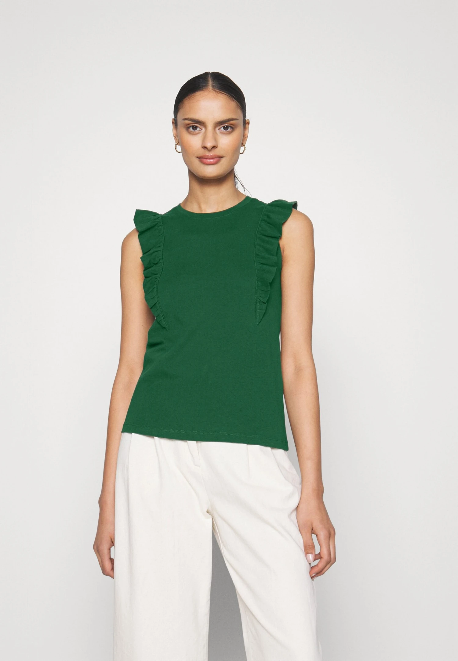 Anna Field T-shirt Basic - Dark Green