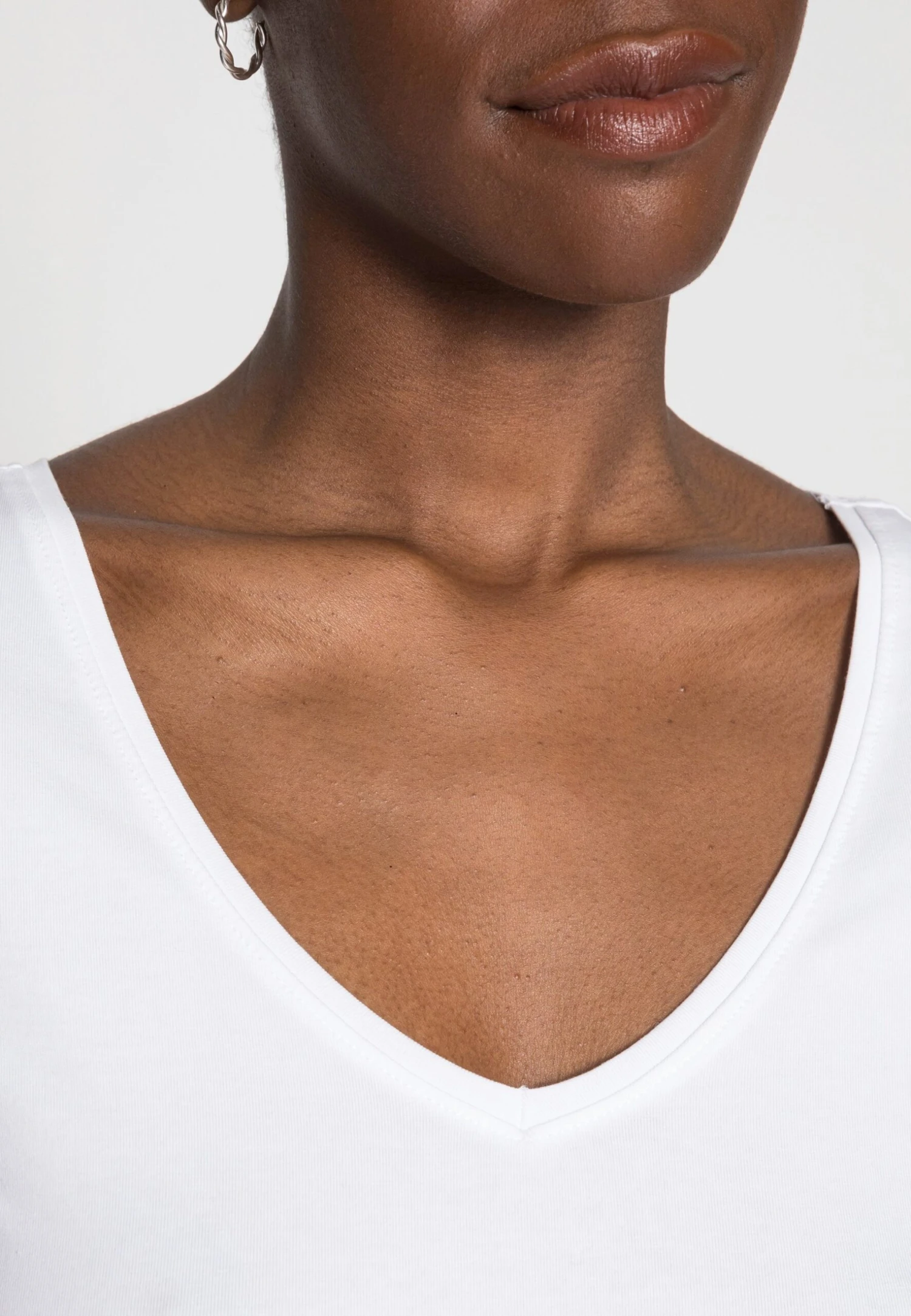 Anna Field 2 PACK - T-shirt Basic - White/black - obrazek 5