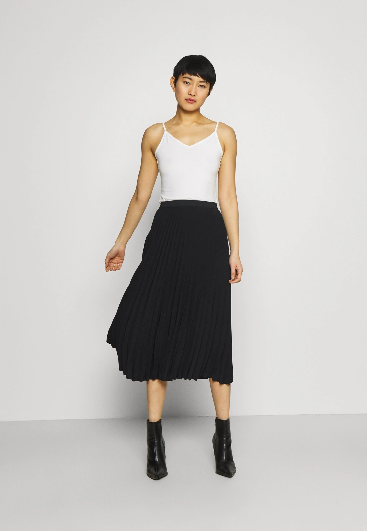 Anna Field 5 PACK - Top - Black/white/mottled Light Grey