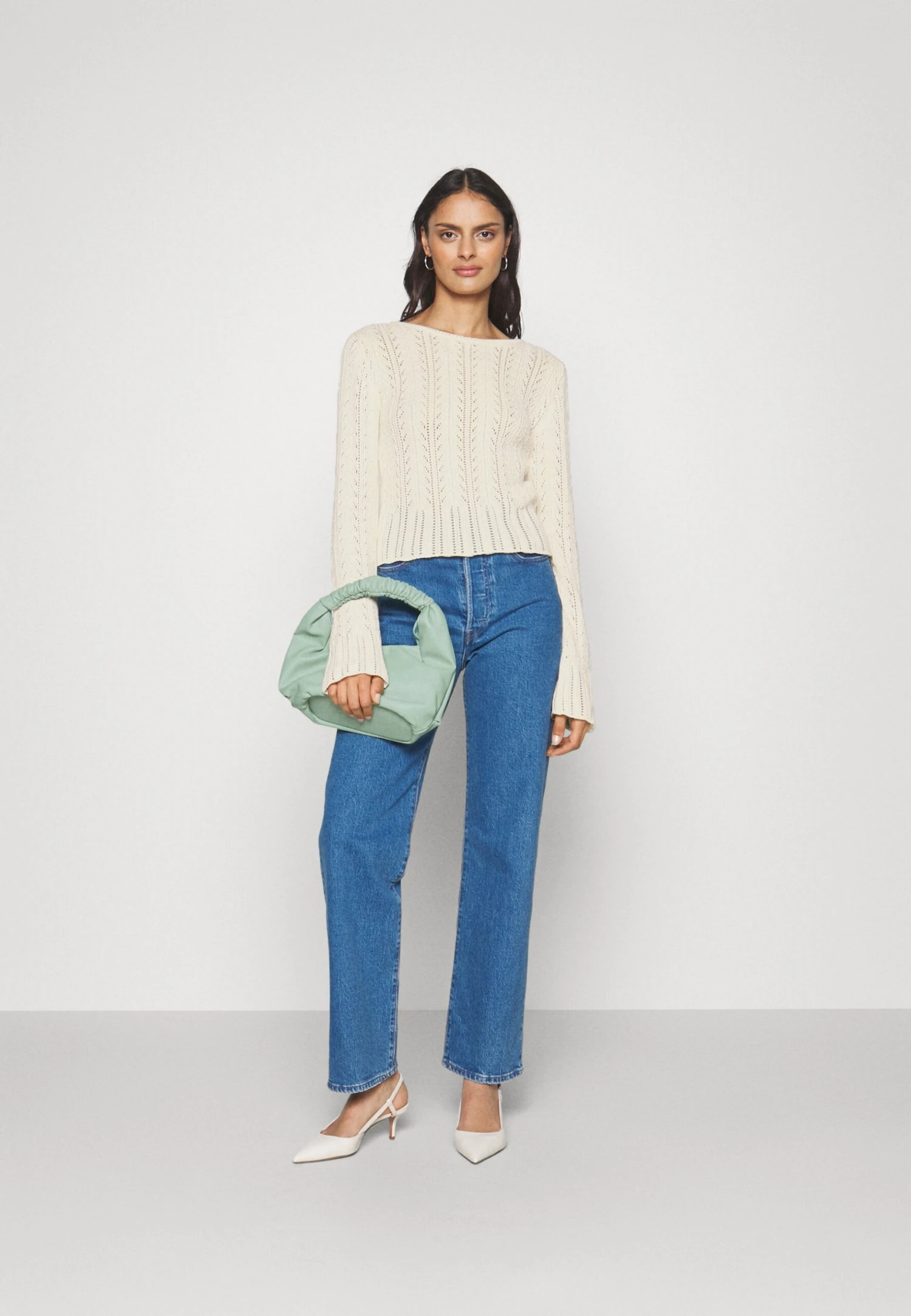 Anna Field Sweter - Off-white - obrazek 2