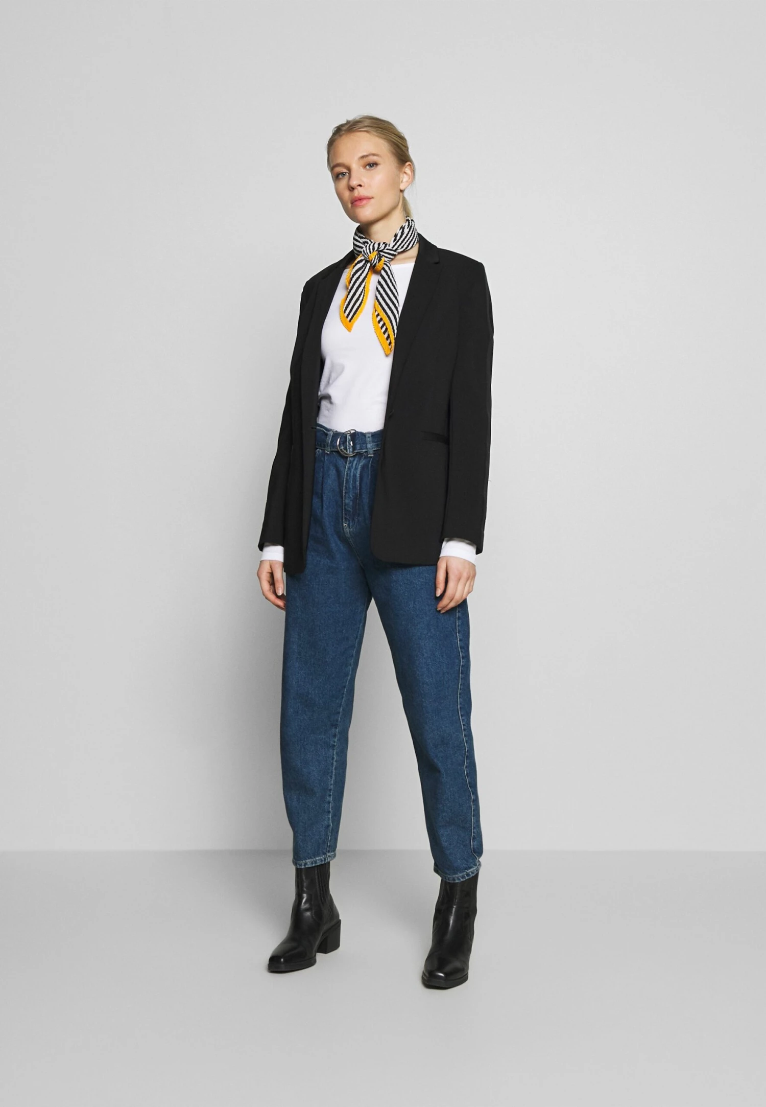 Anna Field 2 PACK - Bluzka Z Długim Rękawem - Maritime Blue/white - obrazek 2