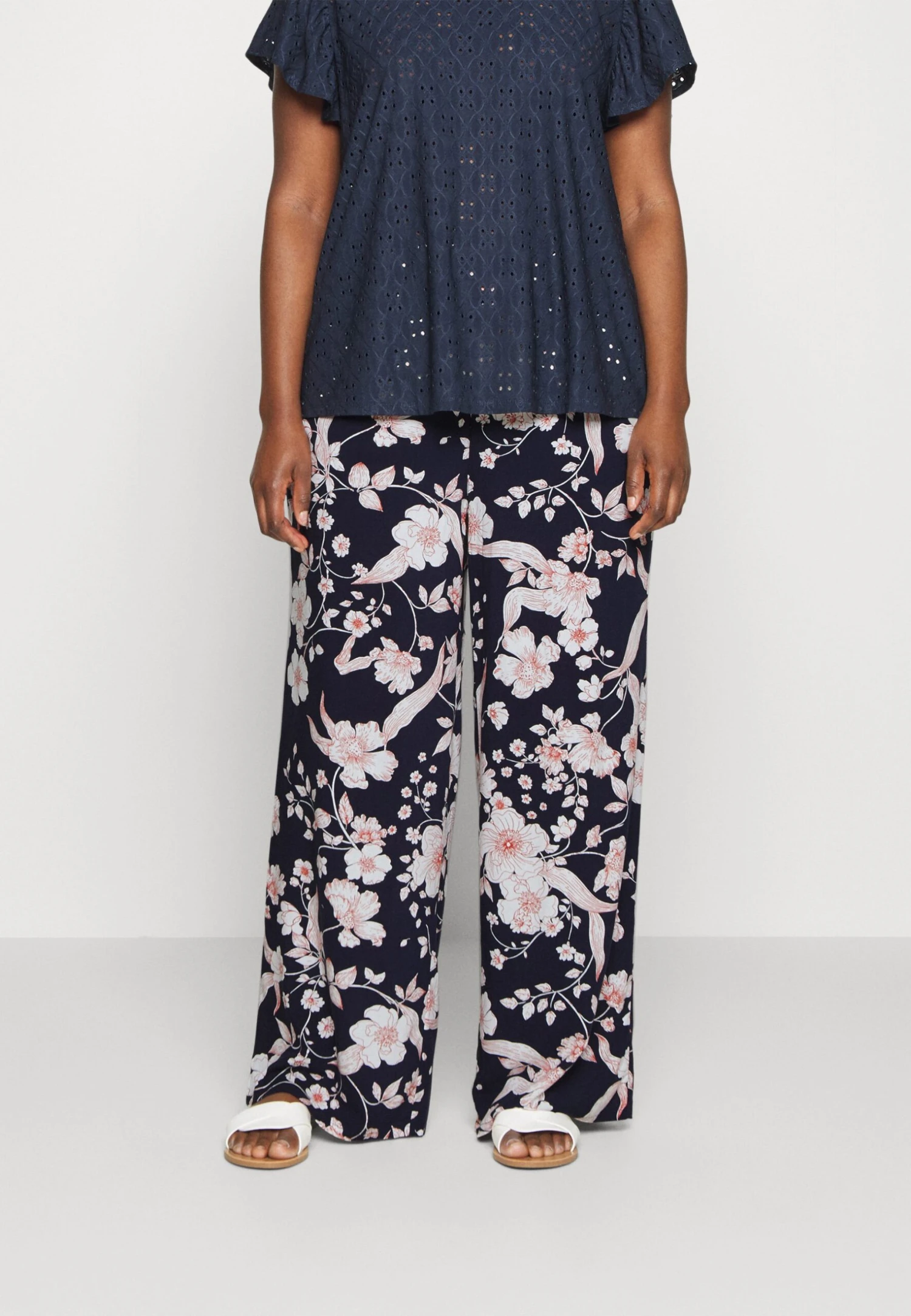 Spodnie Materiałowe - Multi-coloured/off-white