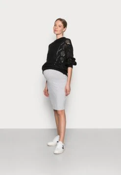 2 PACK - Sukienka Etui - Light Grey/black