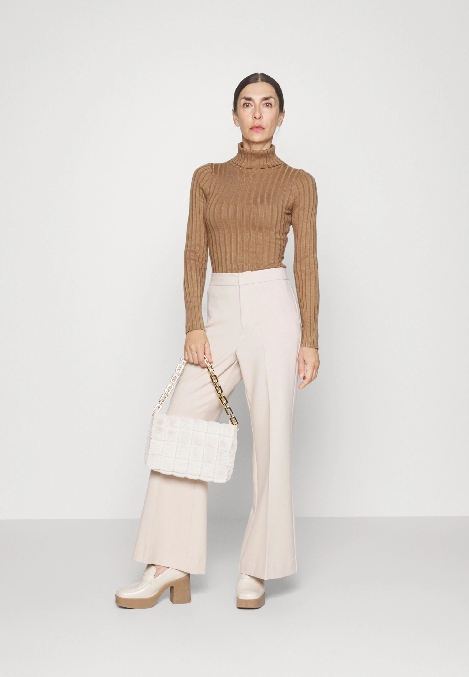 Anna Field Sweter - Camel - obrazek 2