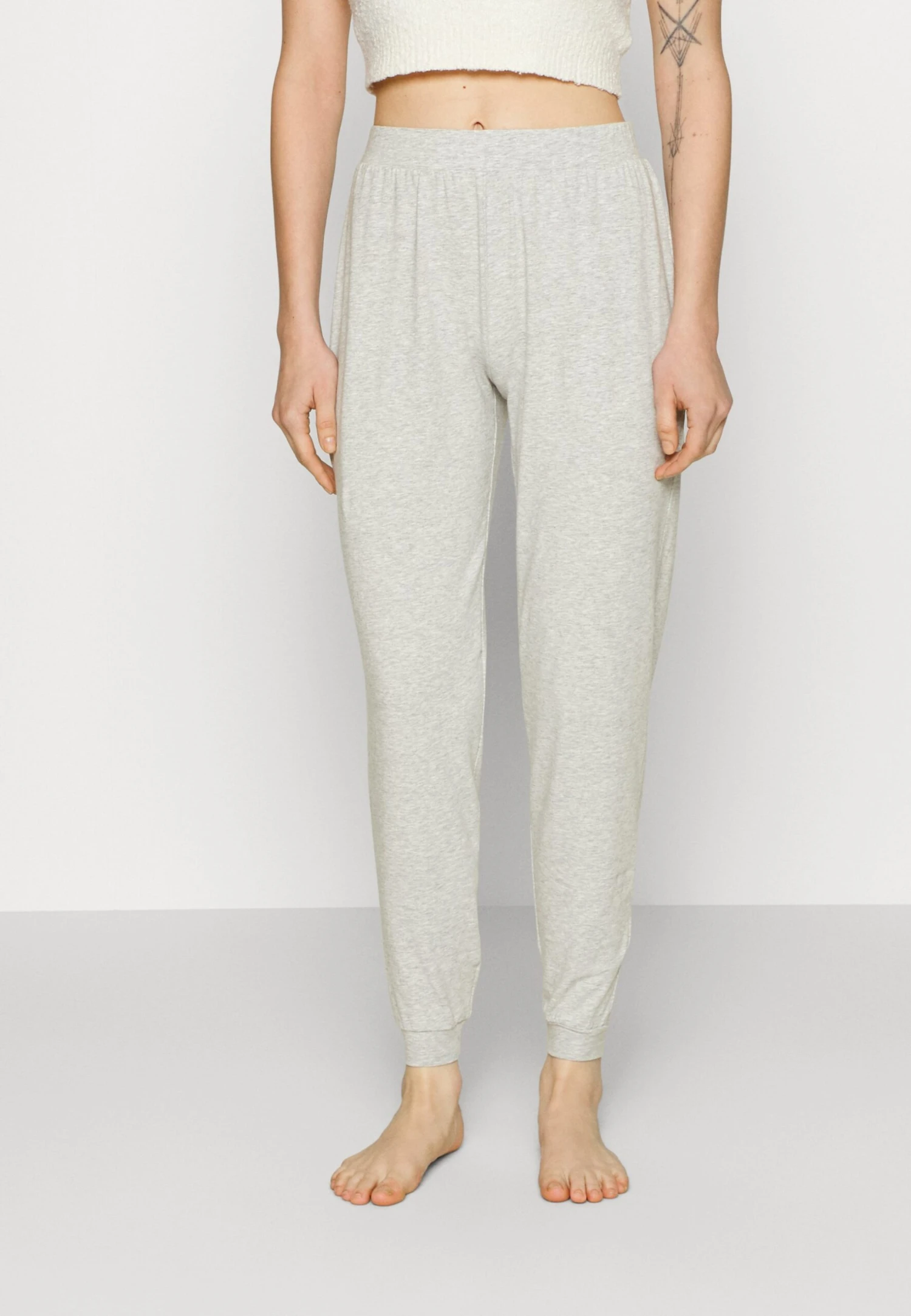 Anna Field 2 PACK - Spodnie Od Piżamy - Pink/grey - obrazek 4