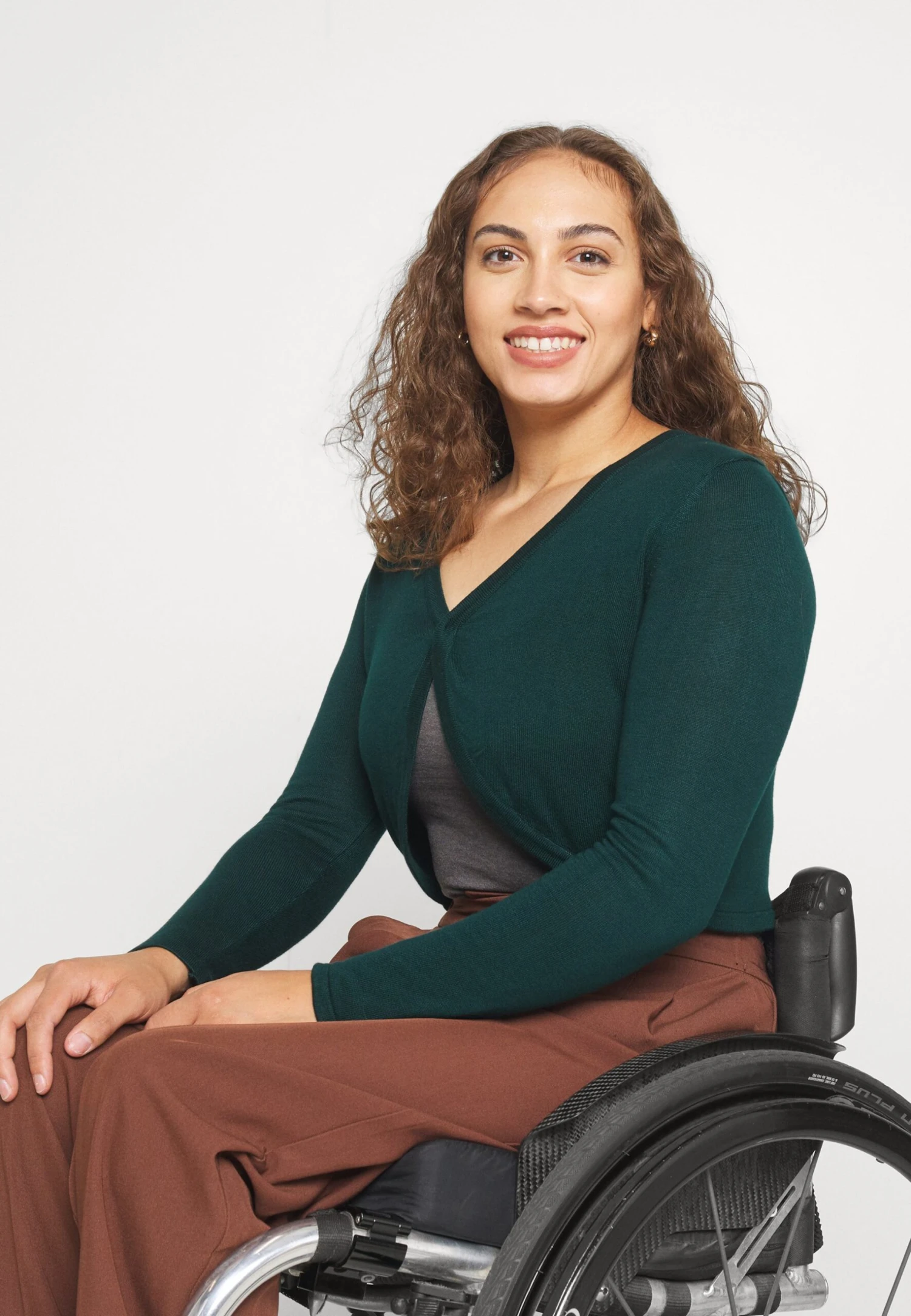 Anna Field Kardigan - Dark Green - obrazek 3