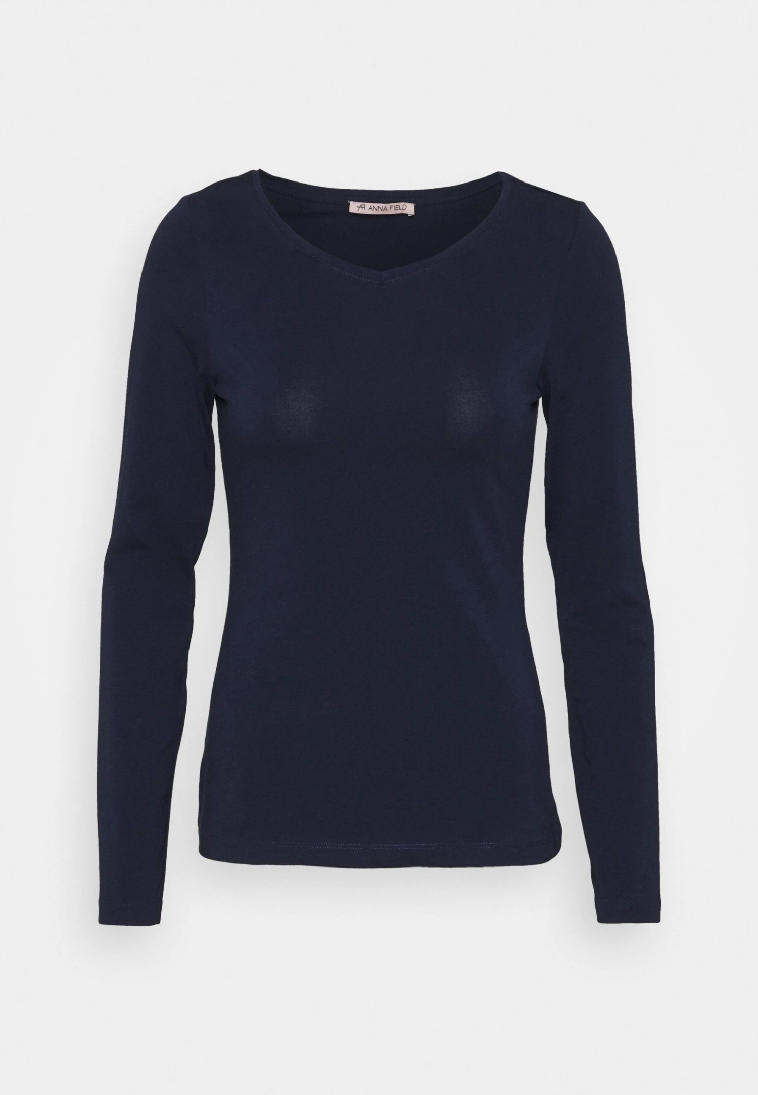 Anna Field 2 PACK - Bluzka Z Długim Rękawem - Dark Blue/mottled Light Grey - obrazek 2