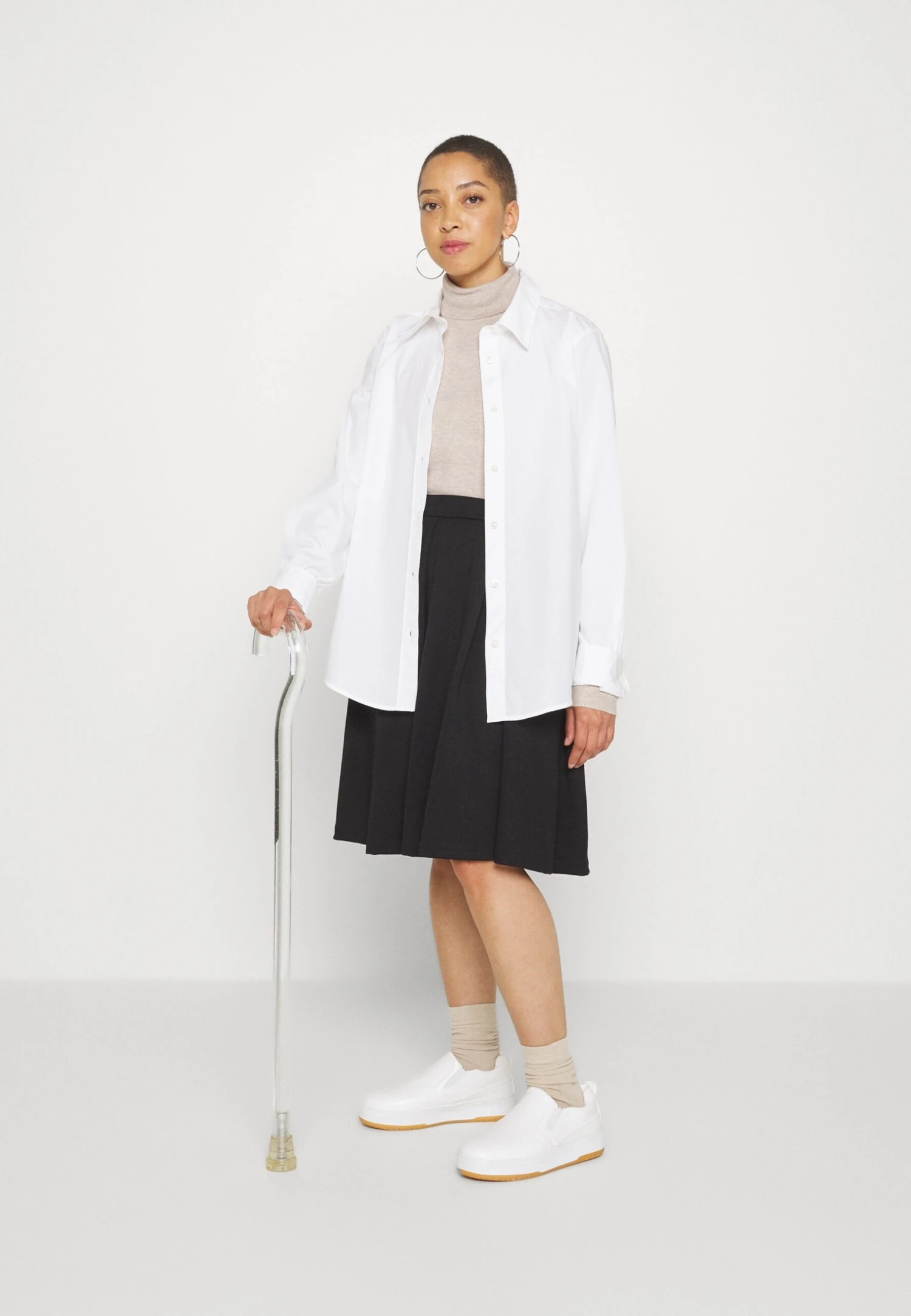 Anna Field Spódnica Plisowana - Black - obrazek 5