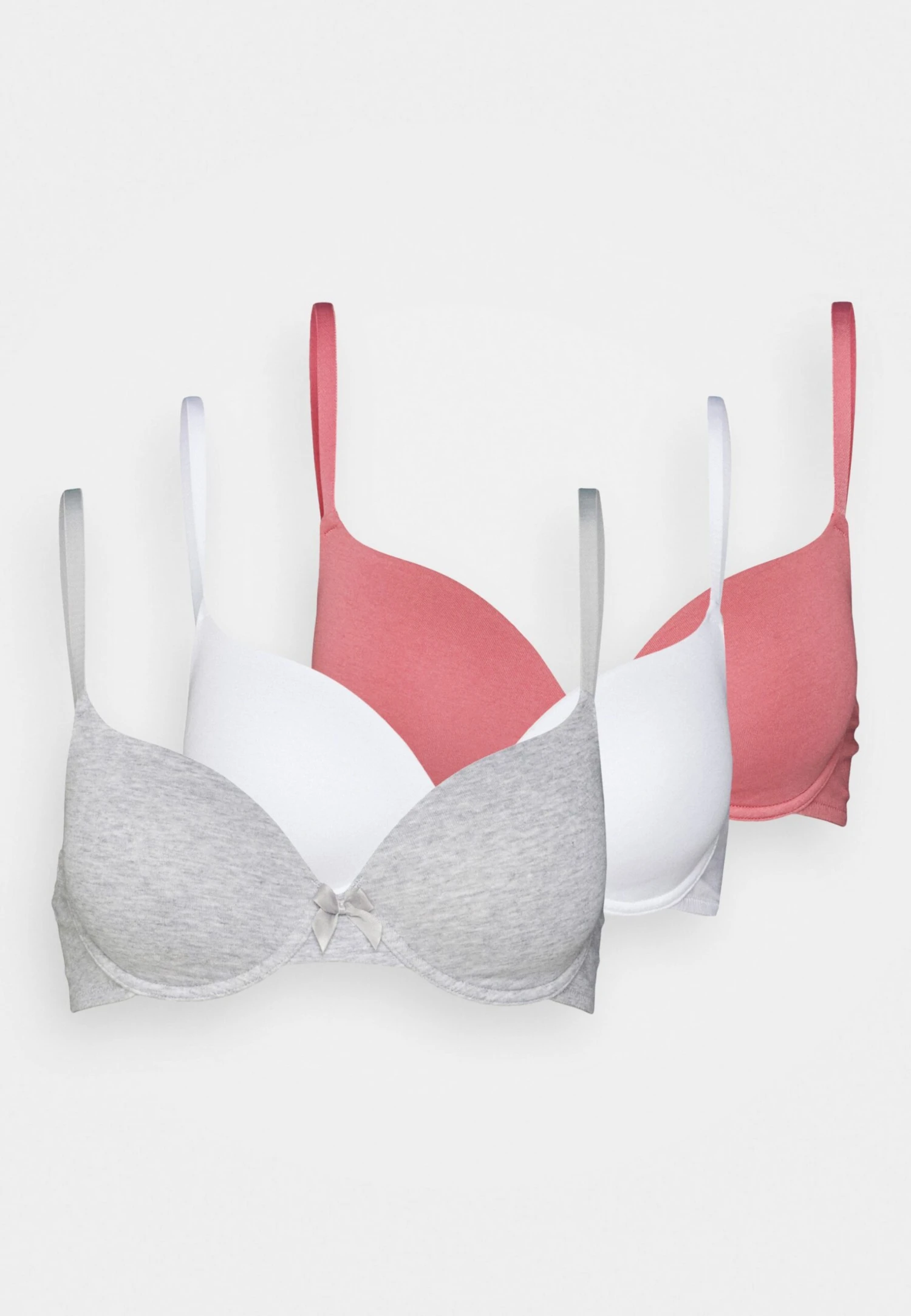 Anna Field SUNLIGHT 3PACK TSHIRT BRA - Biustonosz Bezszwowy - Pink/grey/white - obrazek 6