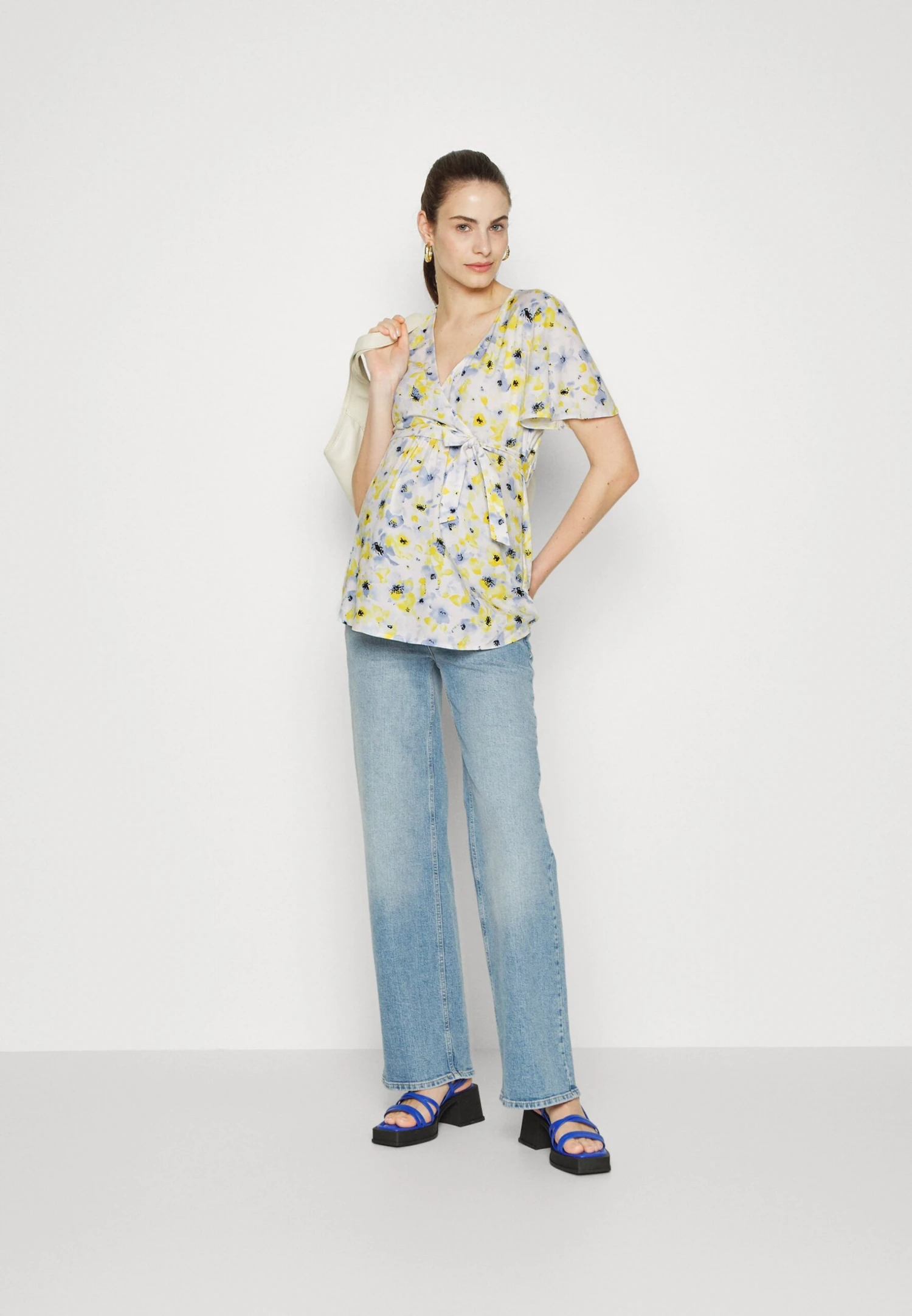 Bluzka - White/light Blue - obrazek 2