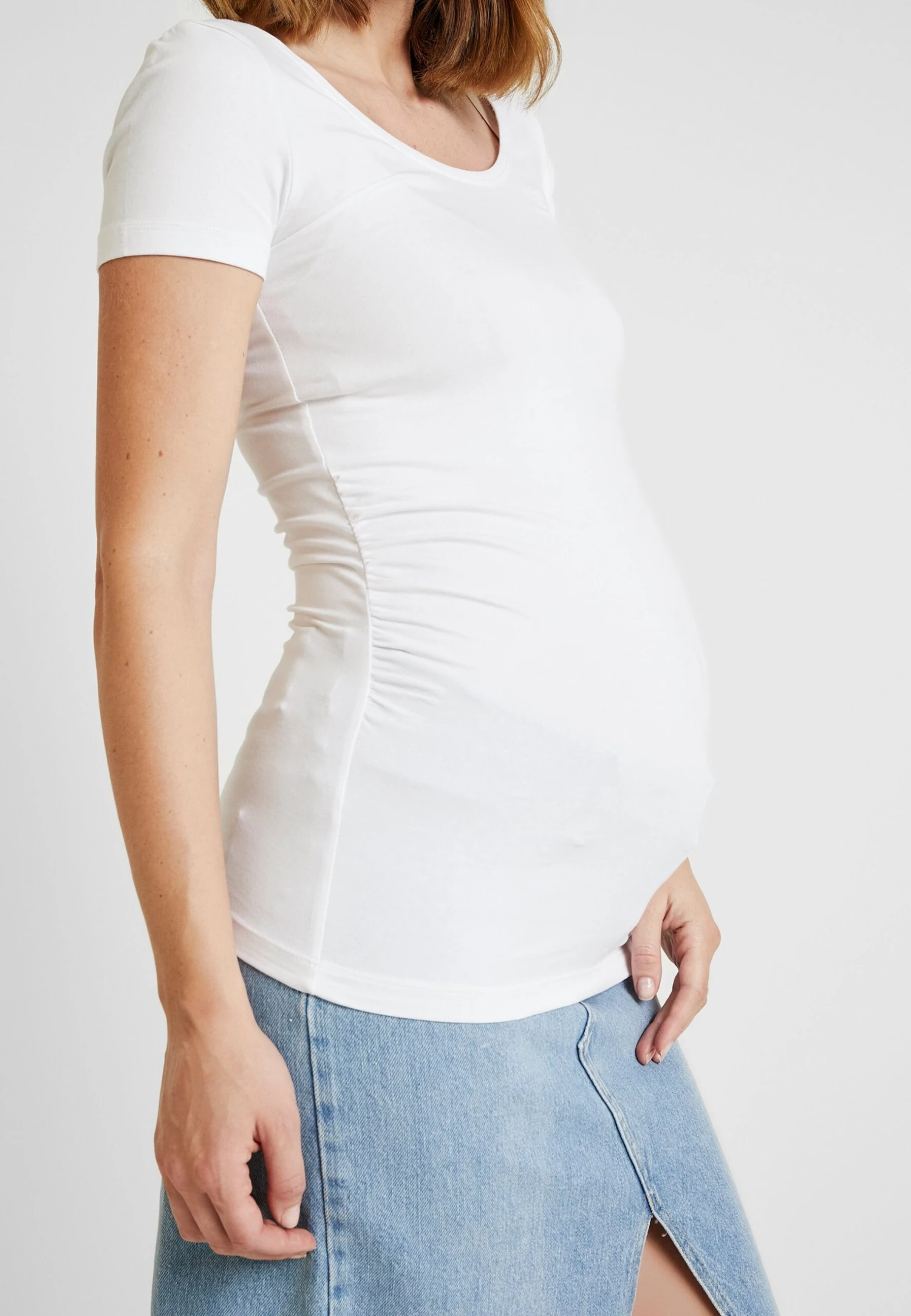 2 PACK - T-shirt Basic - White/dark Blue - obrazek 6