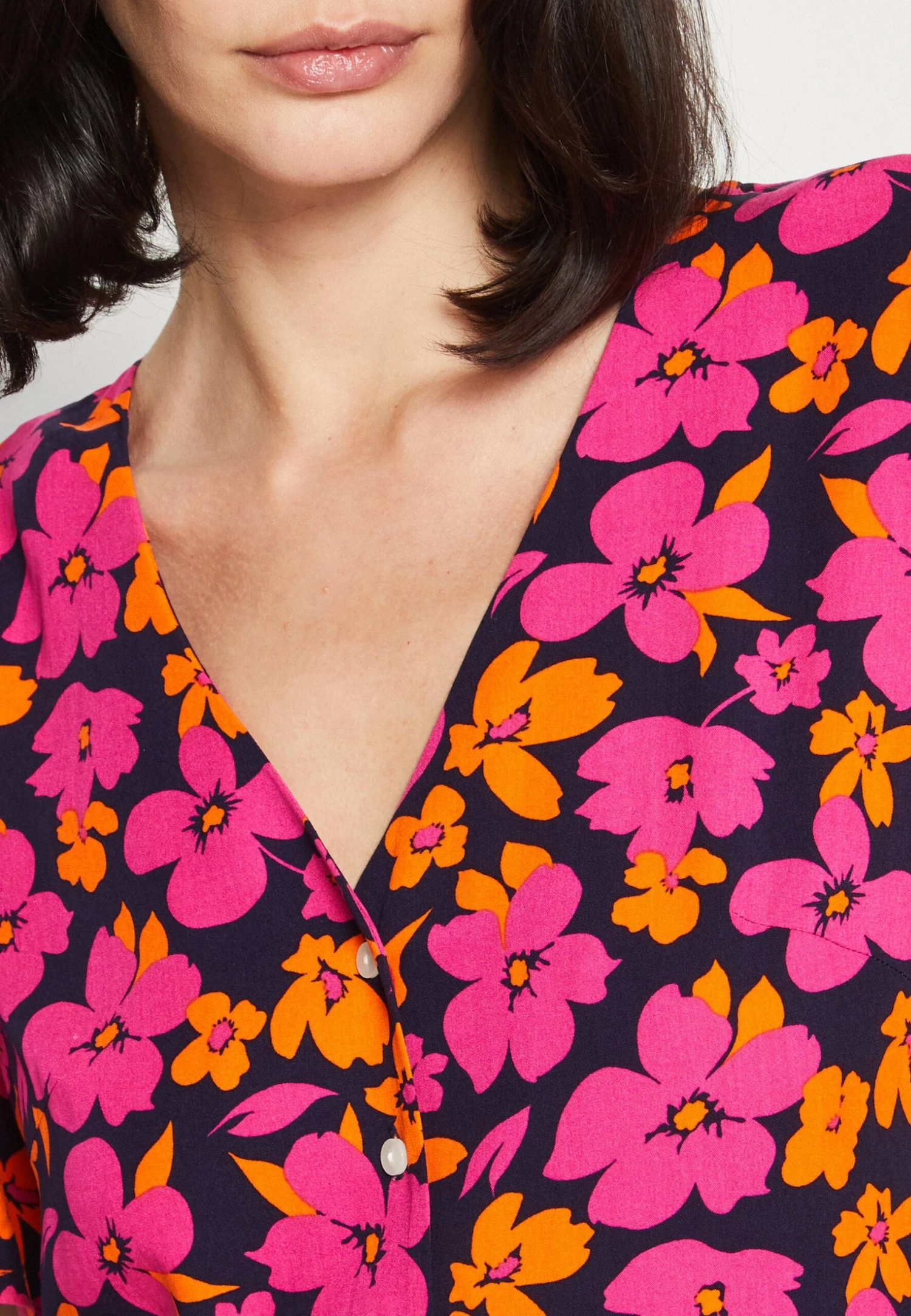 Anna Field Sukienka Koszulowa - Pink/orange - obrazek 6