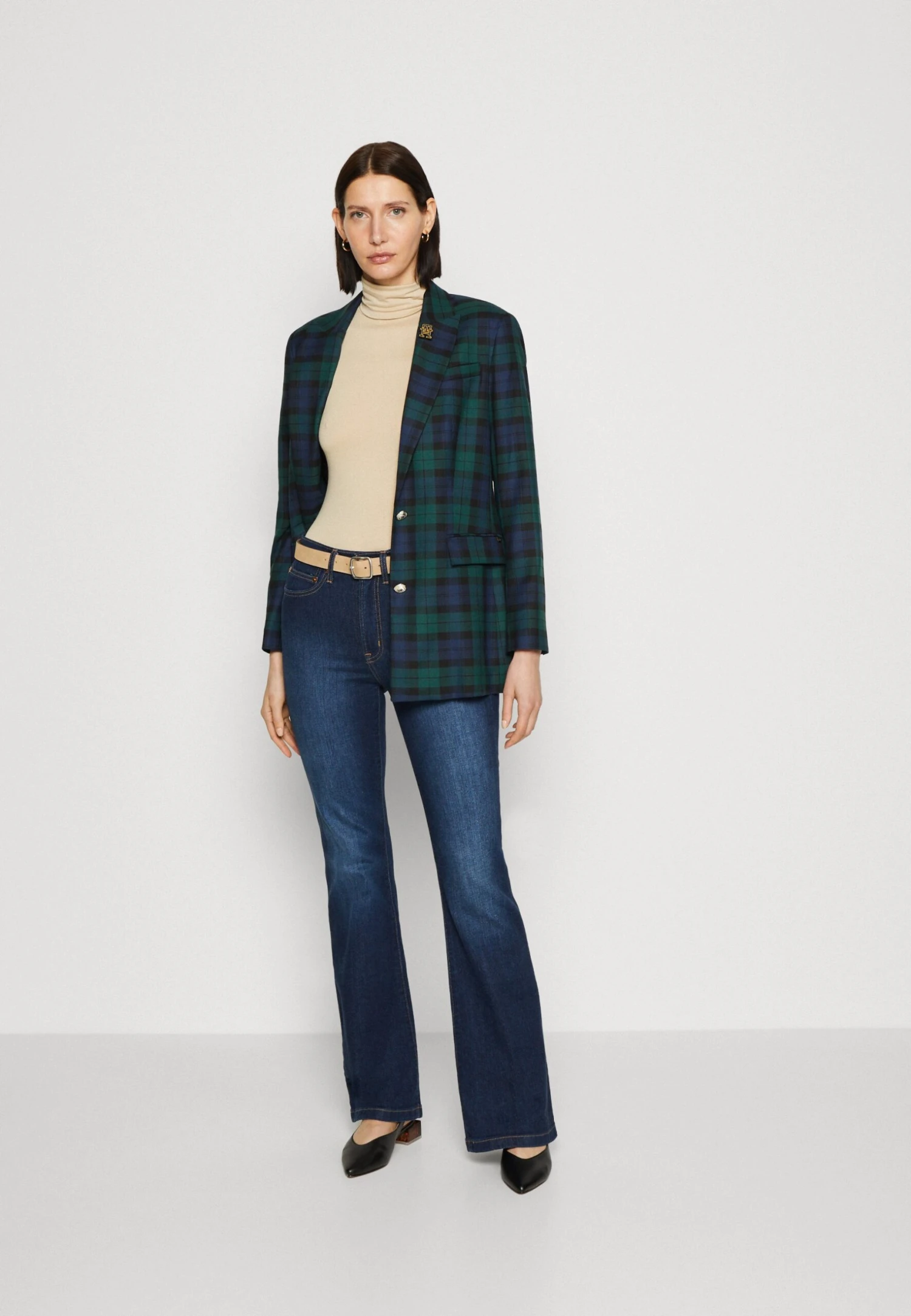 Anna Field T-shirt Z Nadrukiem - Sand - obrazek 2