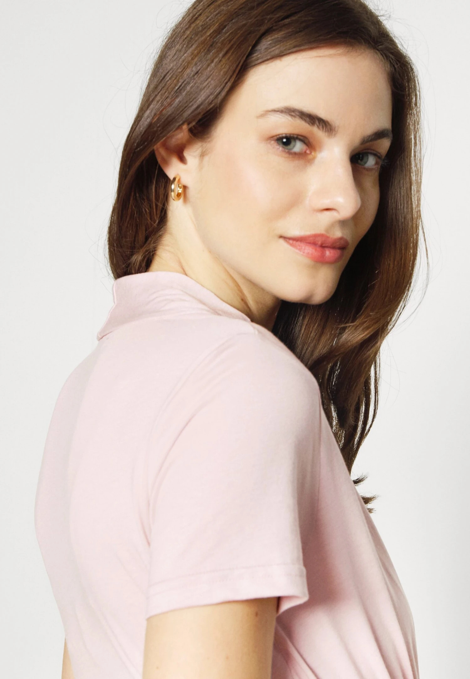 T-shirt Basic - Light Pink - obrazek 5