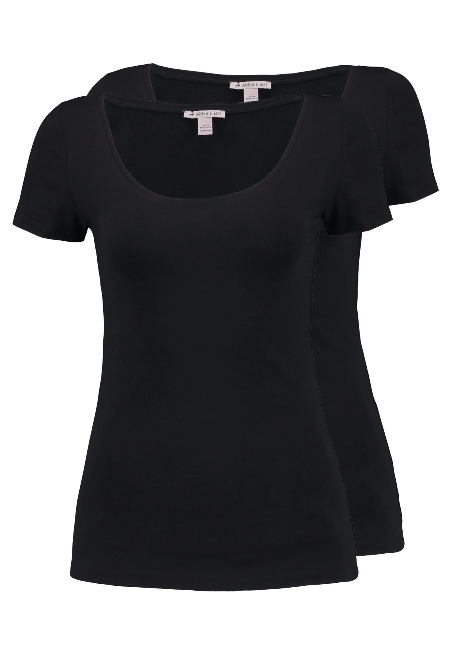 Anna Field 2 PACK - T-shirt Basic - Black