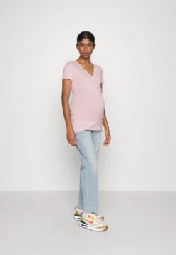 2 PACK - T-shirt Basic - Pink/off-white/multi-coloured