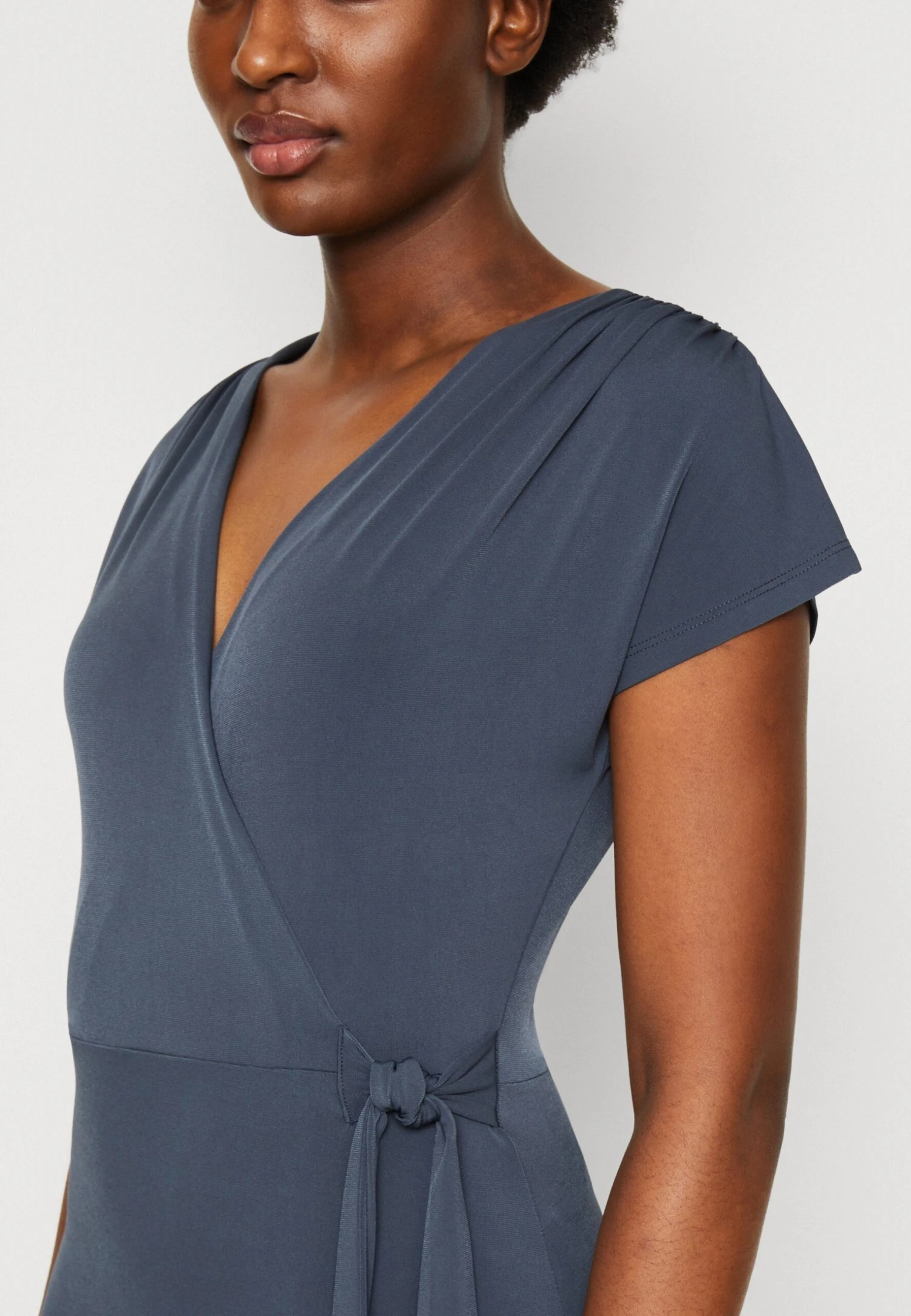 Anna Field Sukienka Z Dżerseju - Dark Blue - obrazek 8