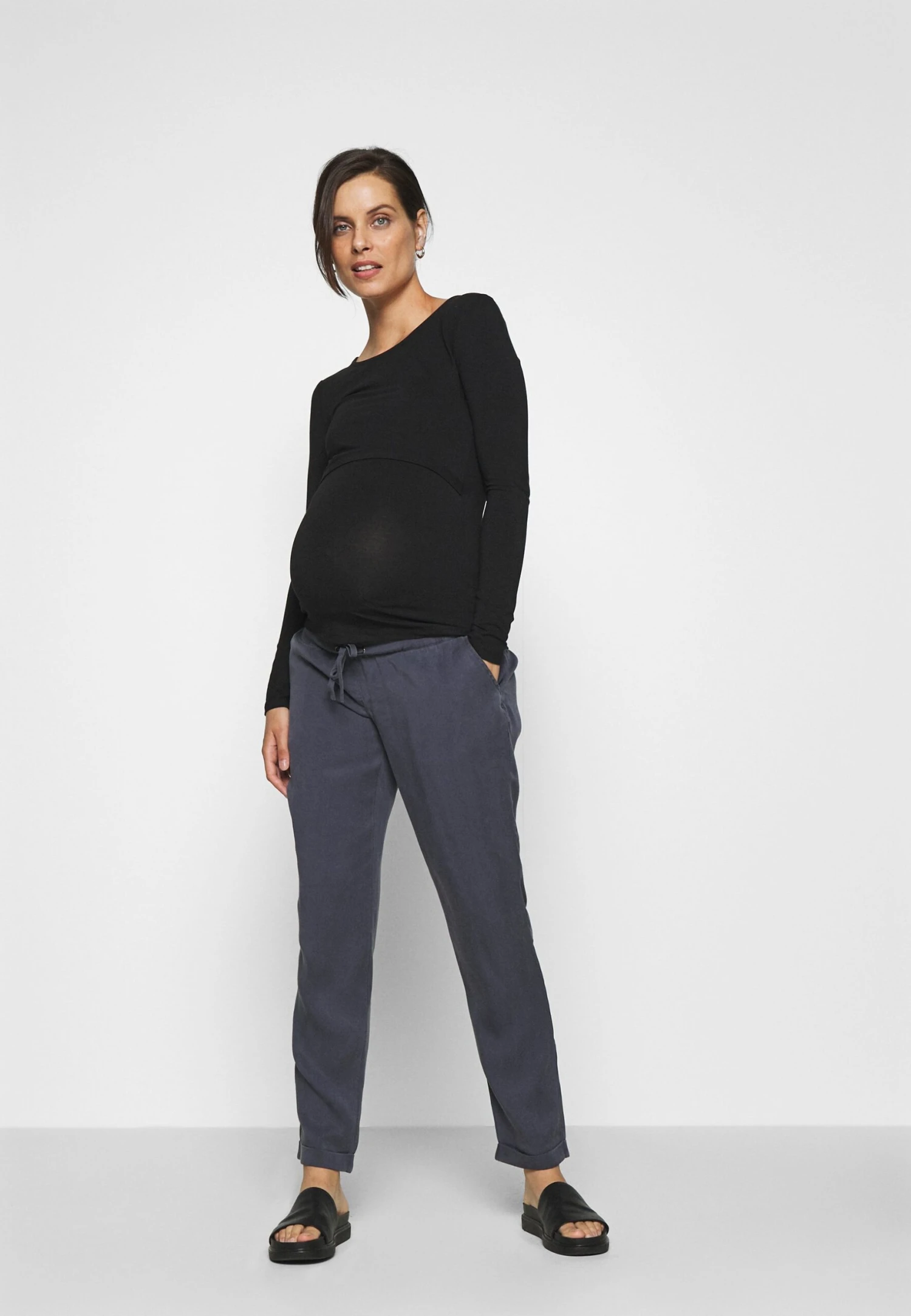 NURSING FUNCTION LONGSLEEVE TEE - Bluzka Z Długim Rękawem - Black - obrazek 2