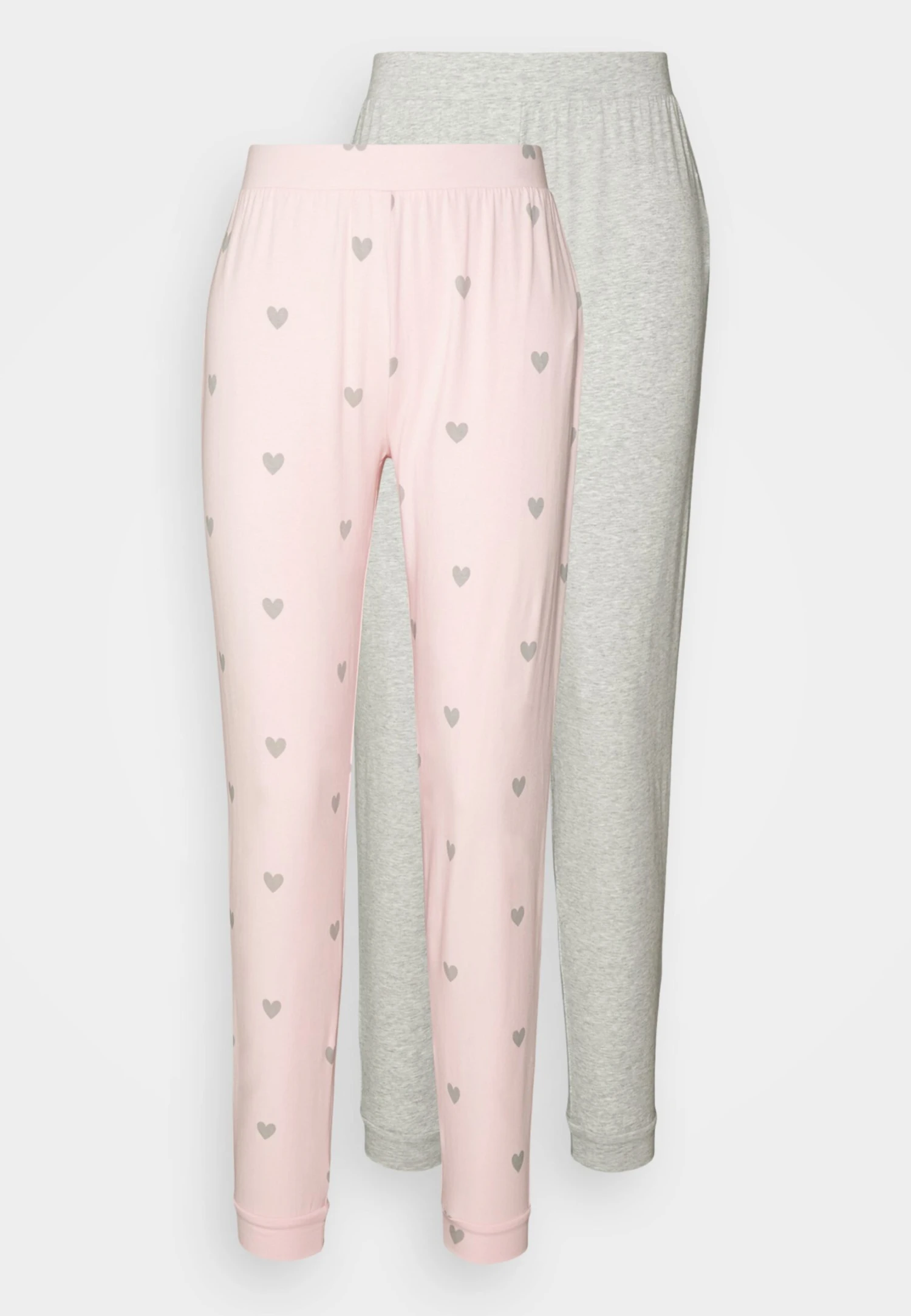 Anna Field 2 PACK - Spodnie Od Piżamy - Pink/grey - obrazek 5