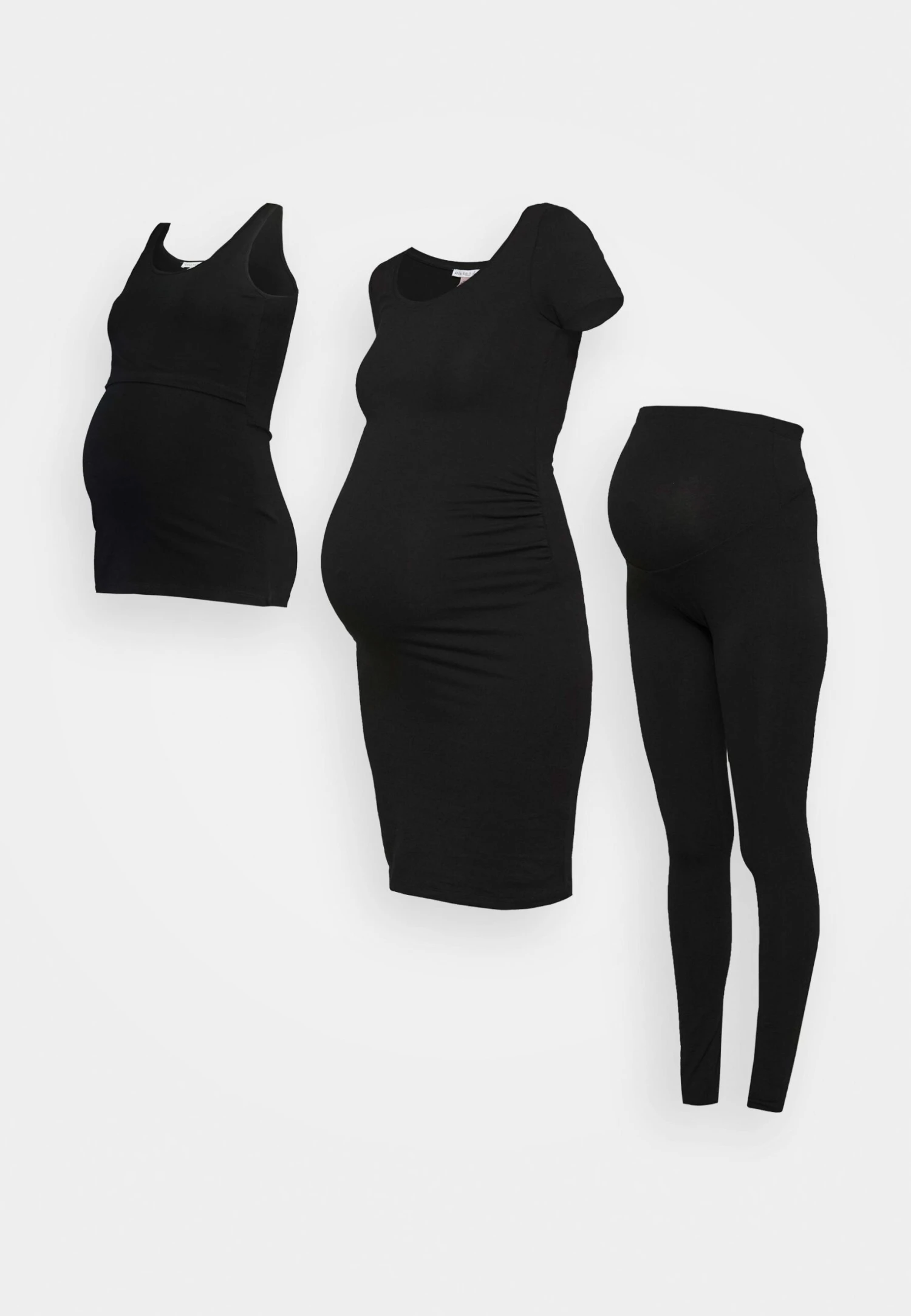 NURSING SET - Leggings - Trousers - Legginsy - Black - obrazek 5