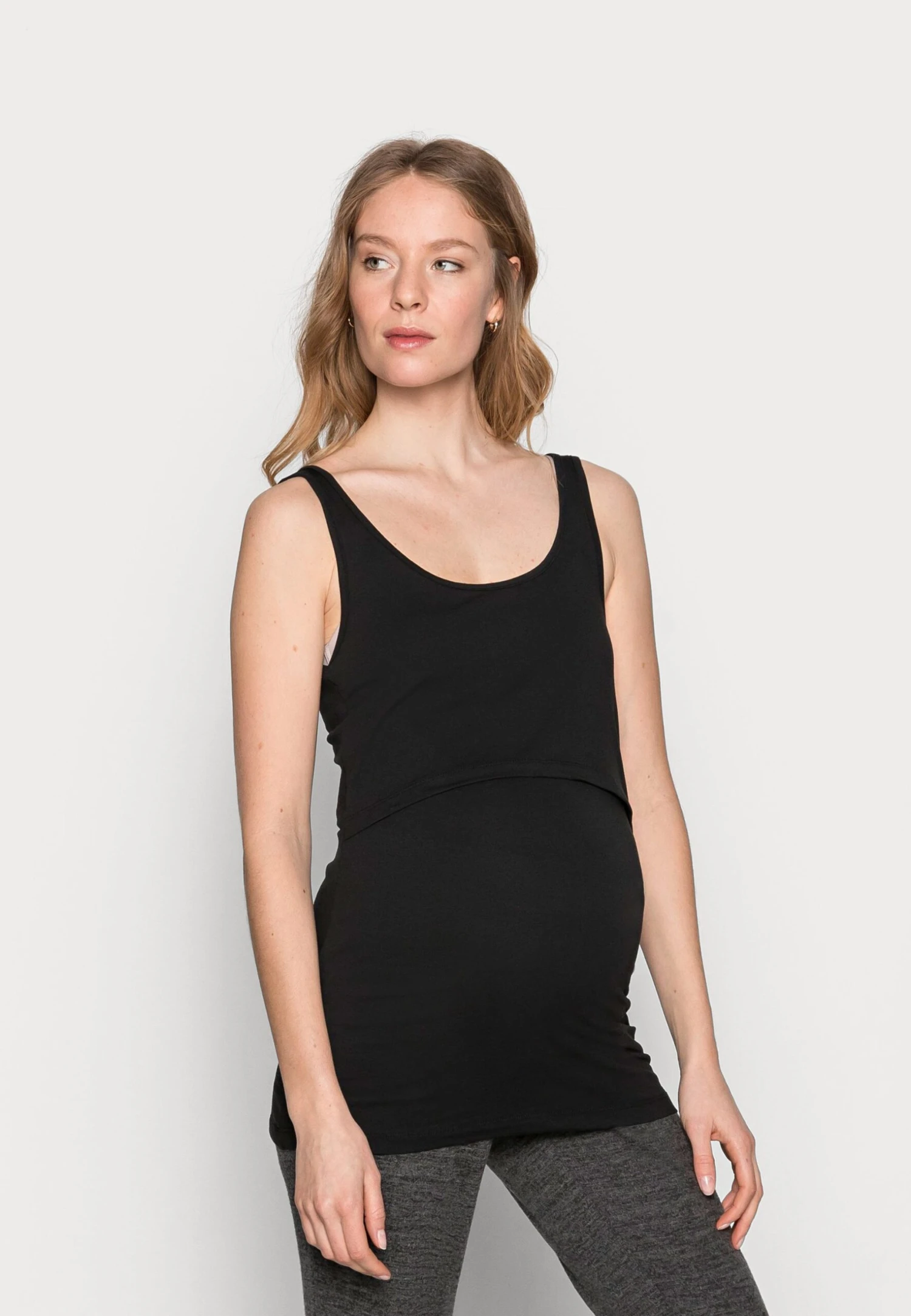 NURSING 2 PACK - Top - Top - Bordeaux/black - obrazek 4