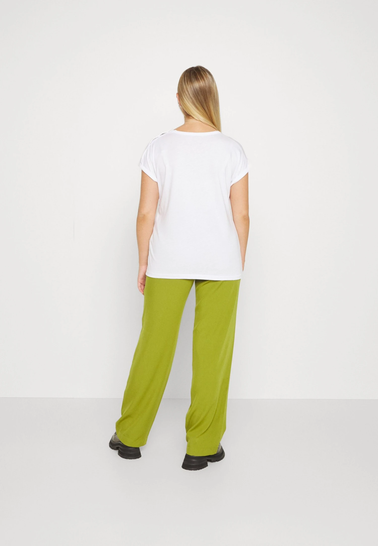 Anna Field 3 PACK - T-shirt Basic - Dark Red/white/black - obrazek 4