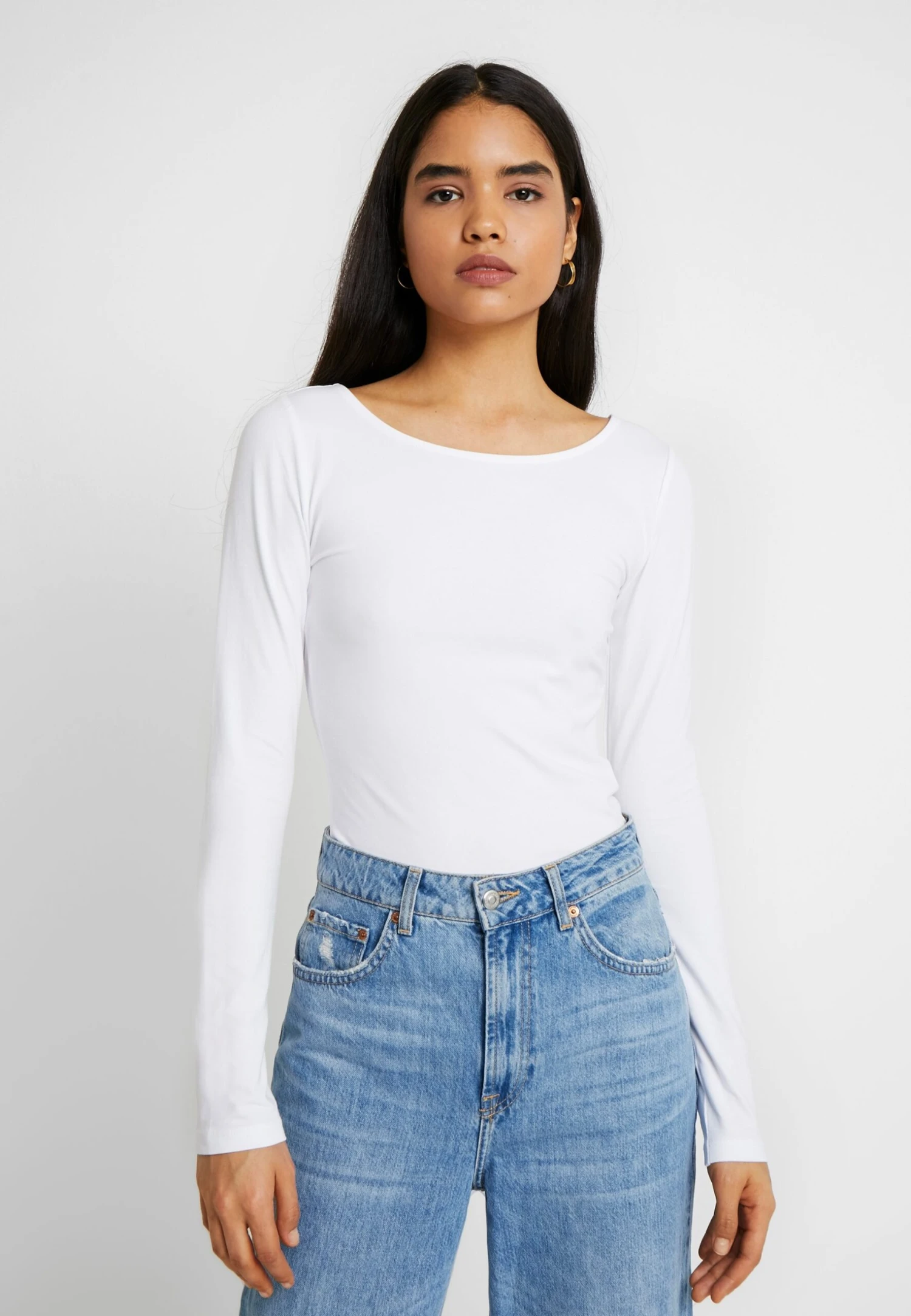 2 PACK - Bluzka Z Długim Rękawem - Black/white - obrazek 3