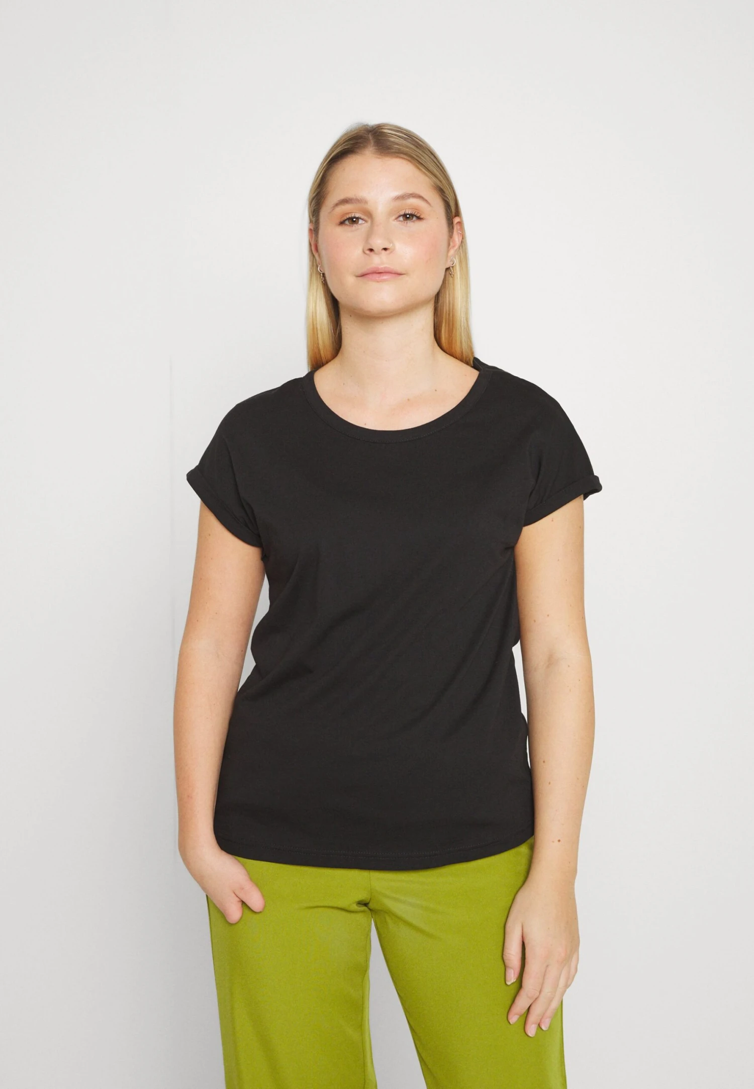 Anna Field 3 PACK - T-shirt Basic - Dark Red/white/black - obrazek 6