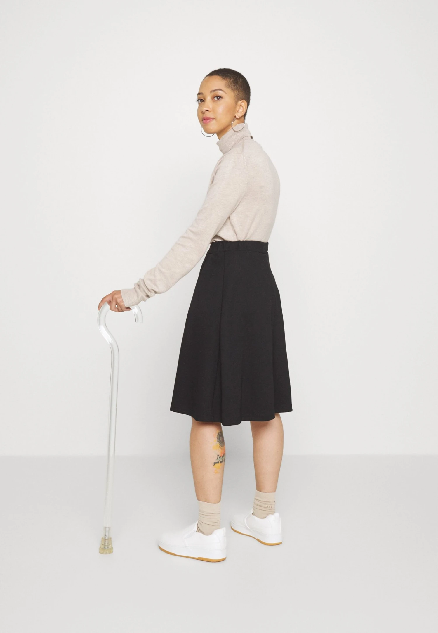 Anna Field Spódnica Plisowana - Black - obrazek 4