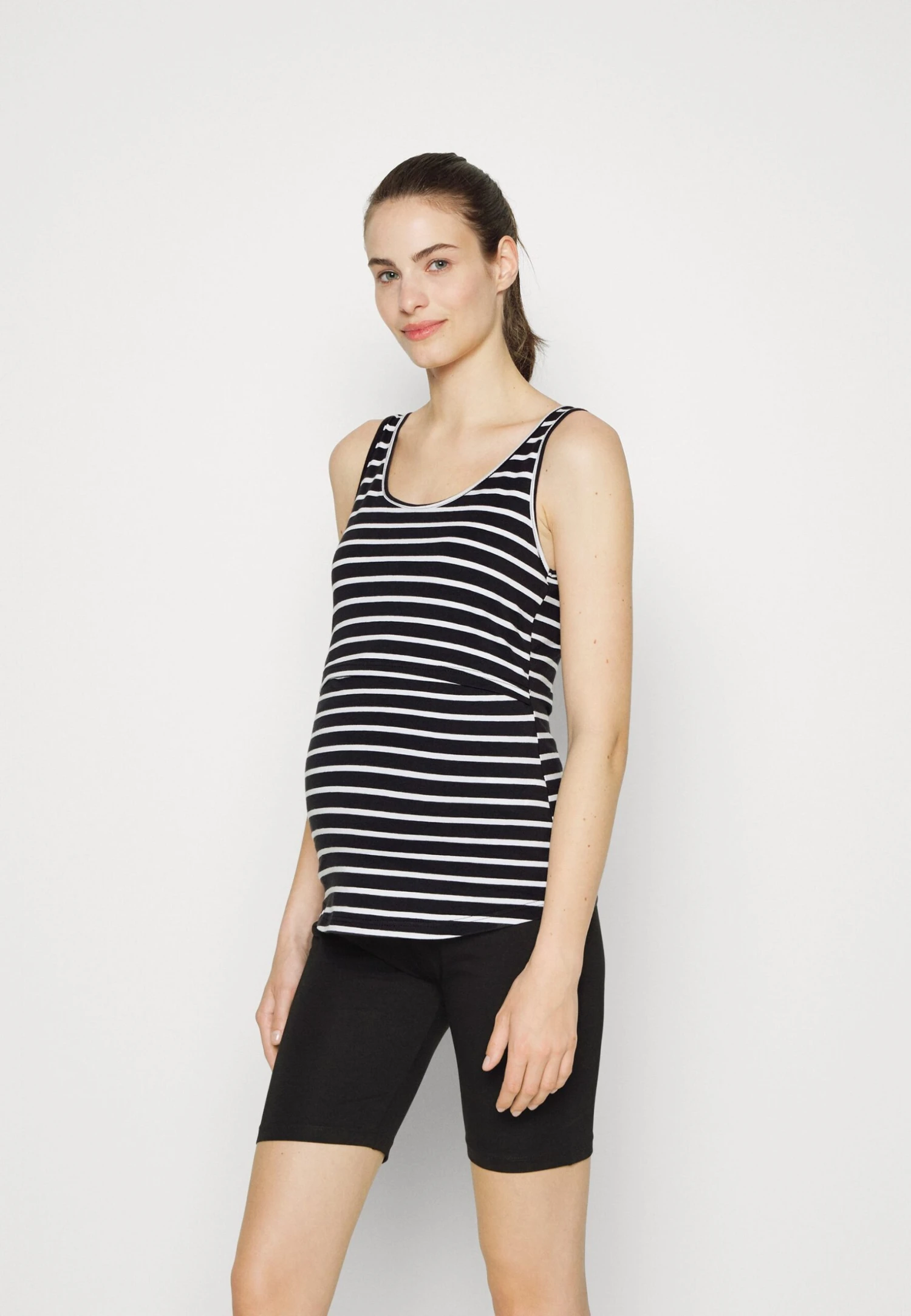 2 PACK - Top - Black/white - obrazek 2