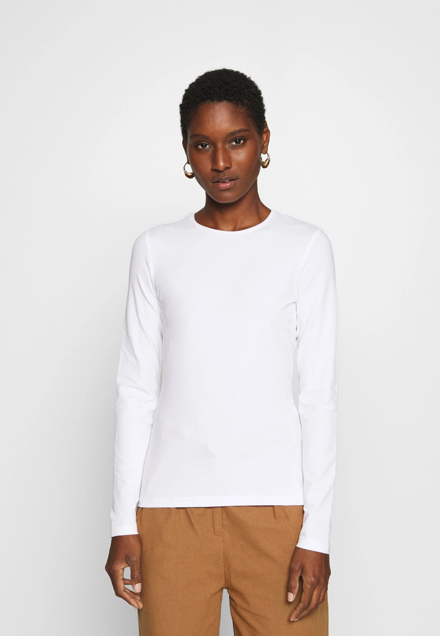 Anna Field 2 PACK - Bluzka Z Długim Rękawem - White/black - obrazek 4