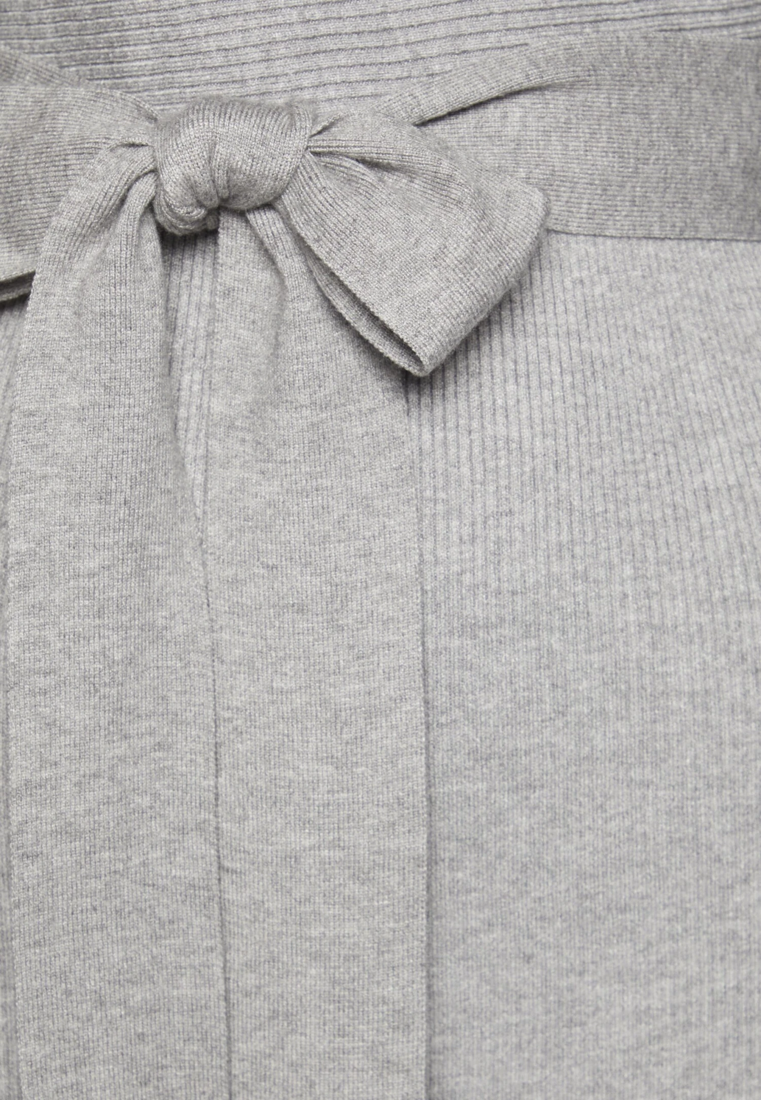 Anna Field WRAP V AUSSCHNITT MINI STRICKKLEID MIT GÜRTEL - Sukienka Etui - Mottled Grey - obrazek 3