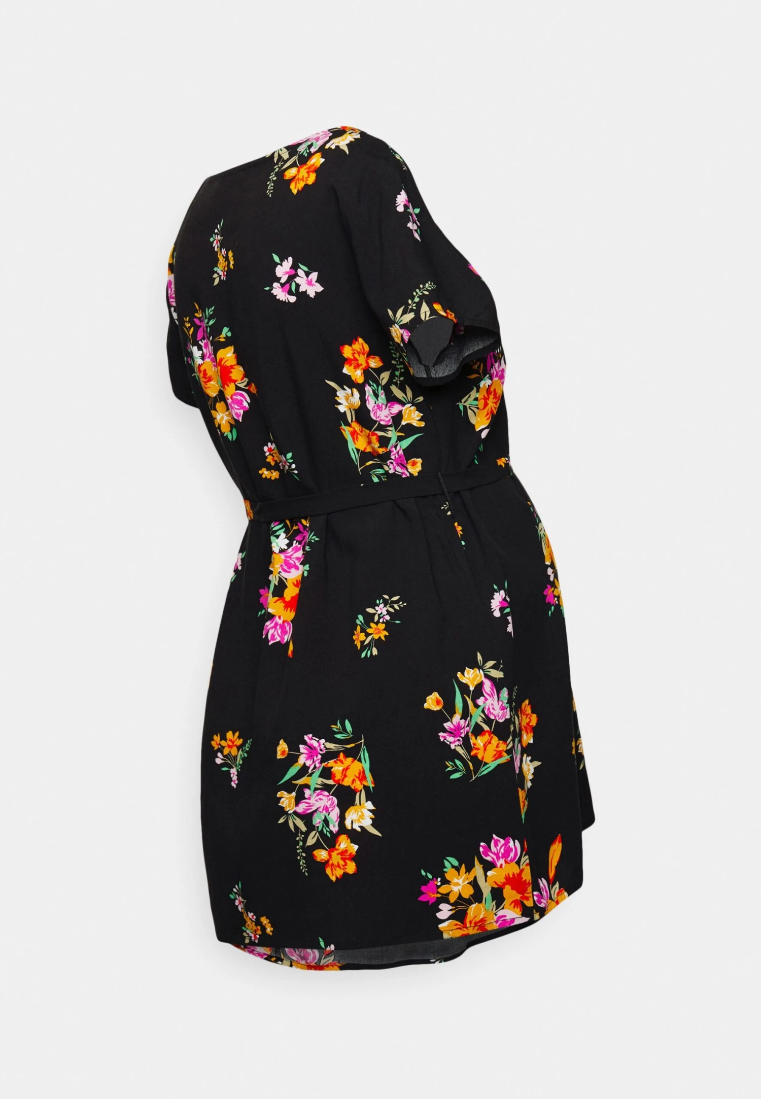 T-shirt Basic - Black/pink - obrazek 2