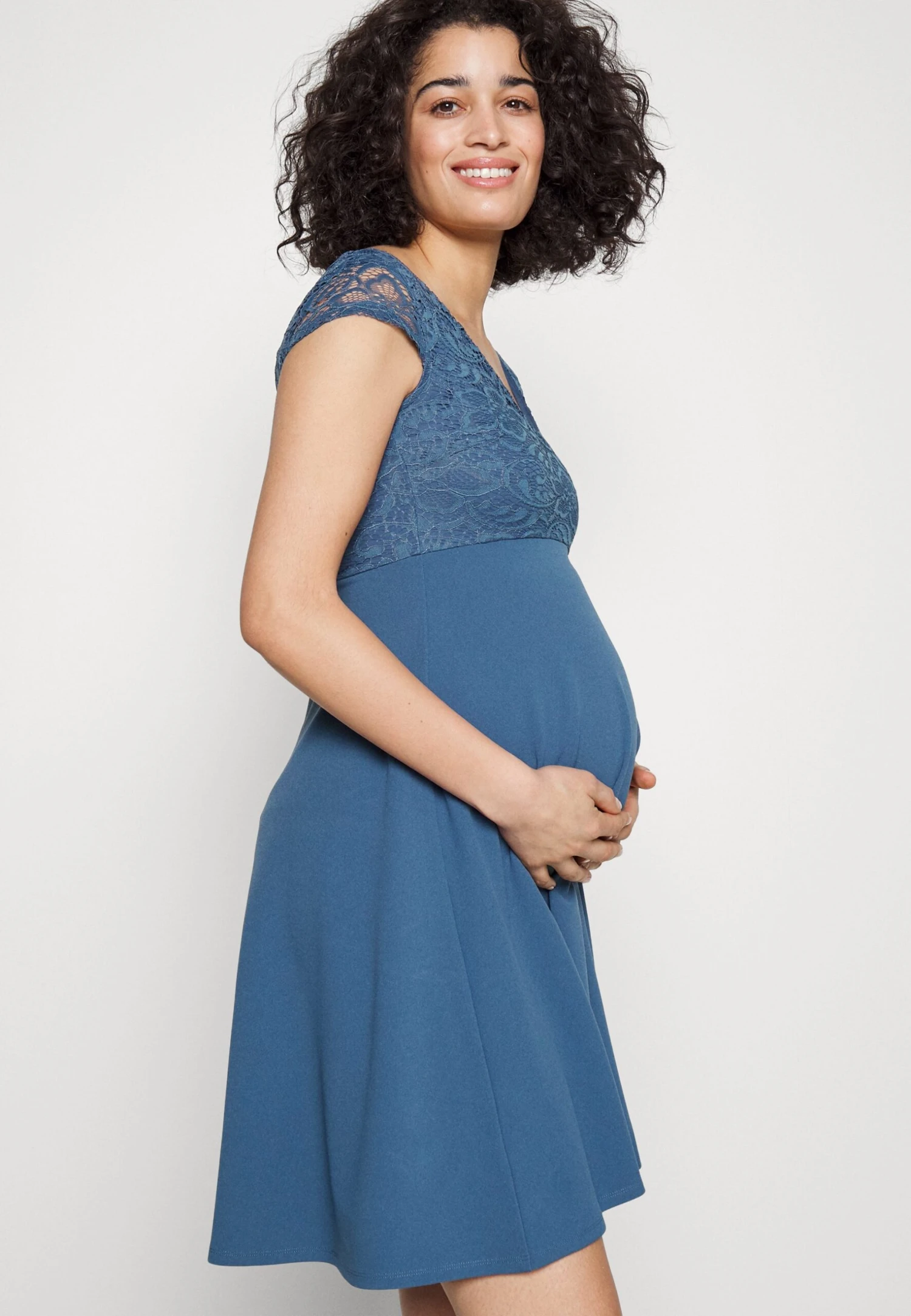 Sukienka Z Dżerseju - Dark Blue - obrazek 5