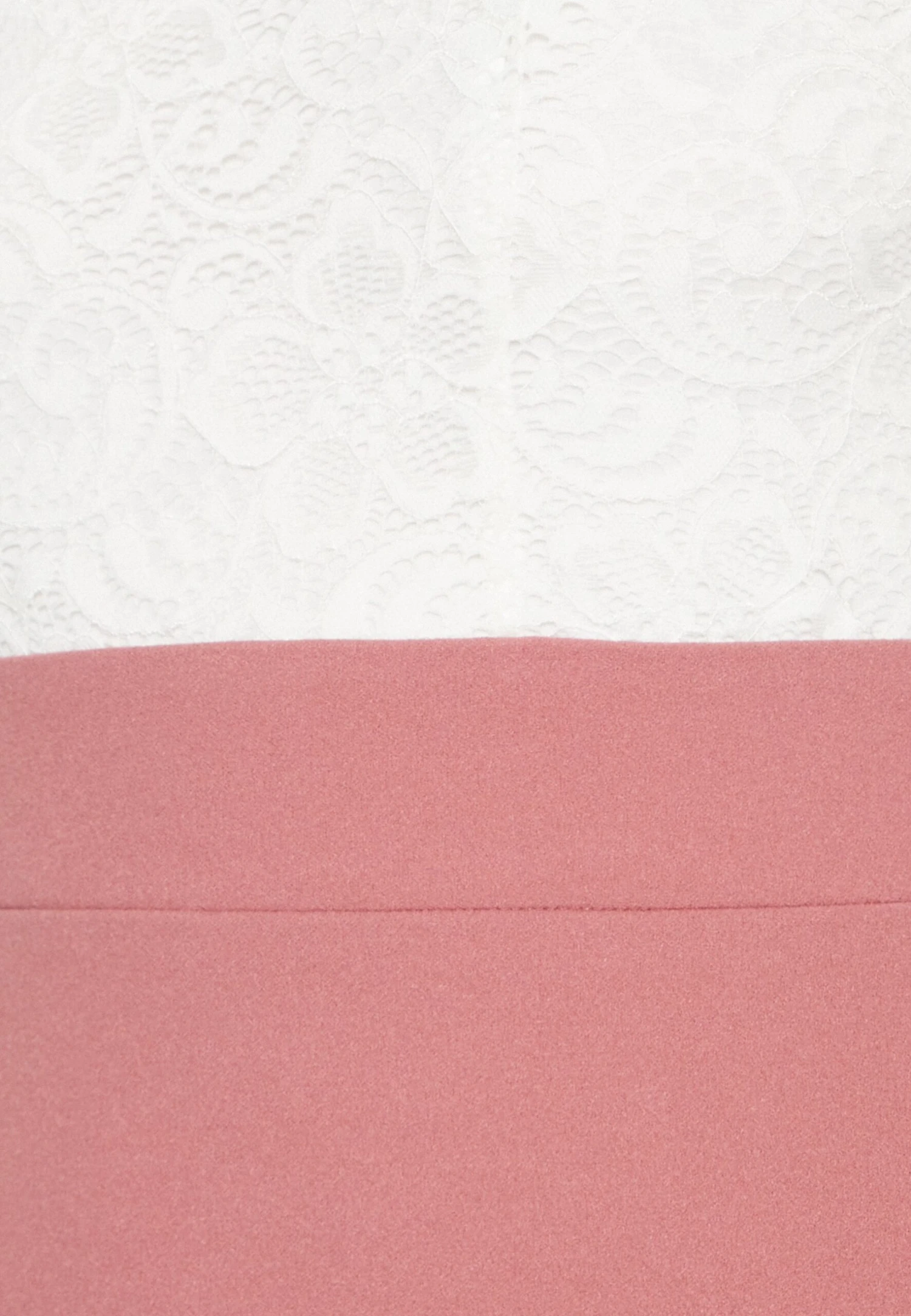 Anna Field Sukienka Z Dżerseju - White/pink - obrazek 6