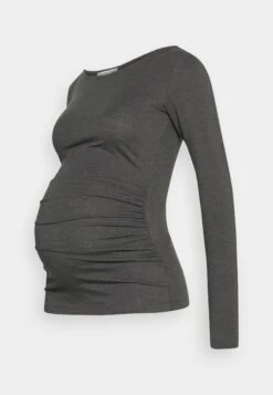 Bluzka Z Długim Rękawem - Dark Grey