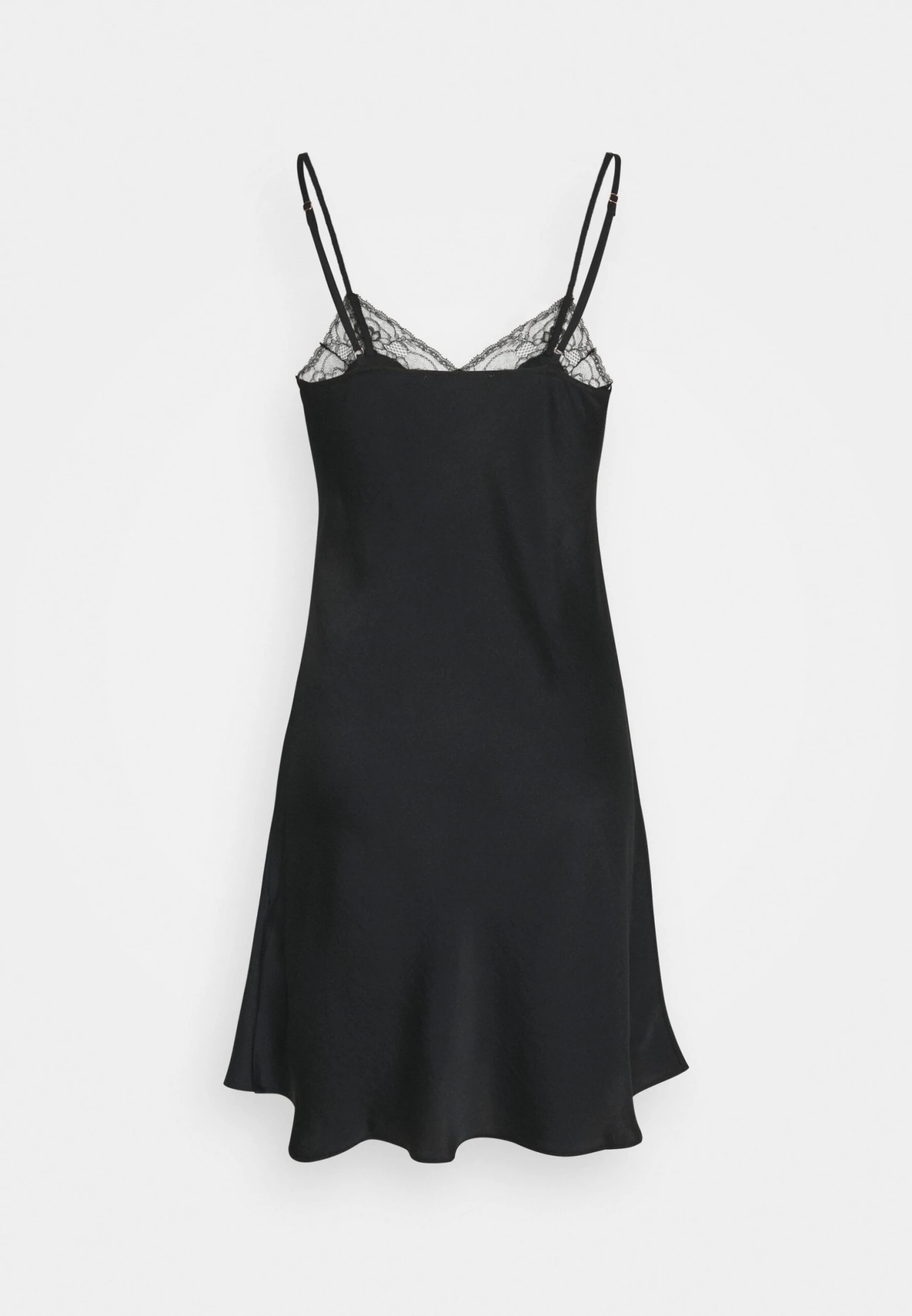 Anna Field HAMMERED SATIN NIGHTIE - Koszula Nocna - Black - obrazek 7