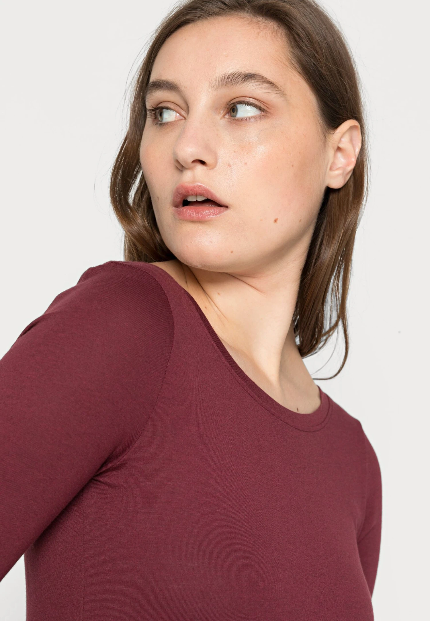 Anna Field 2 PACK - Bluzka Z Długim Rękawem - Dark Red/black - obrazek 6