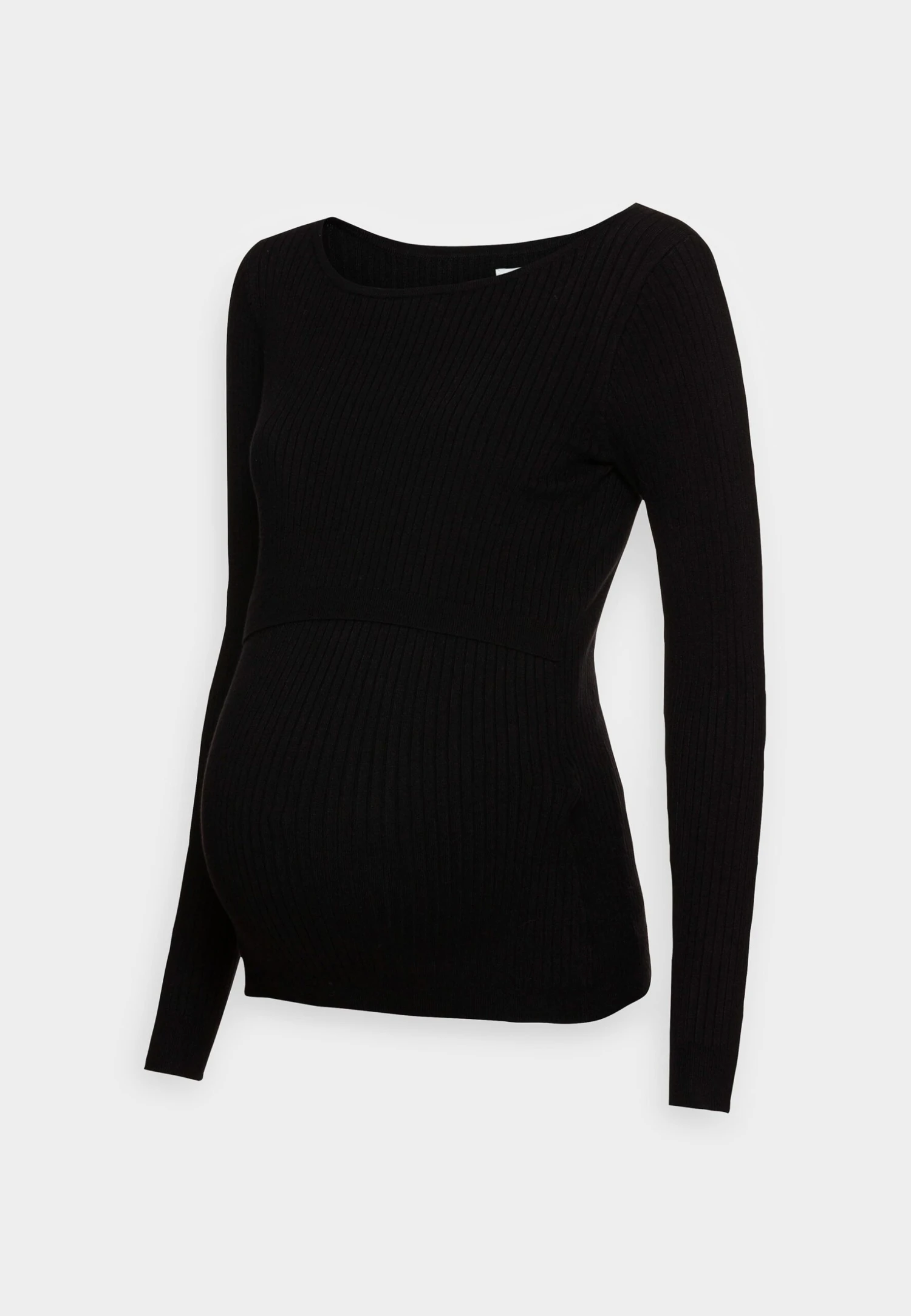 NURSING OVERLAP - Sweter - Black