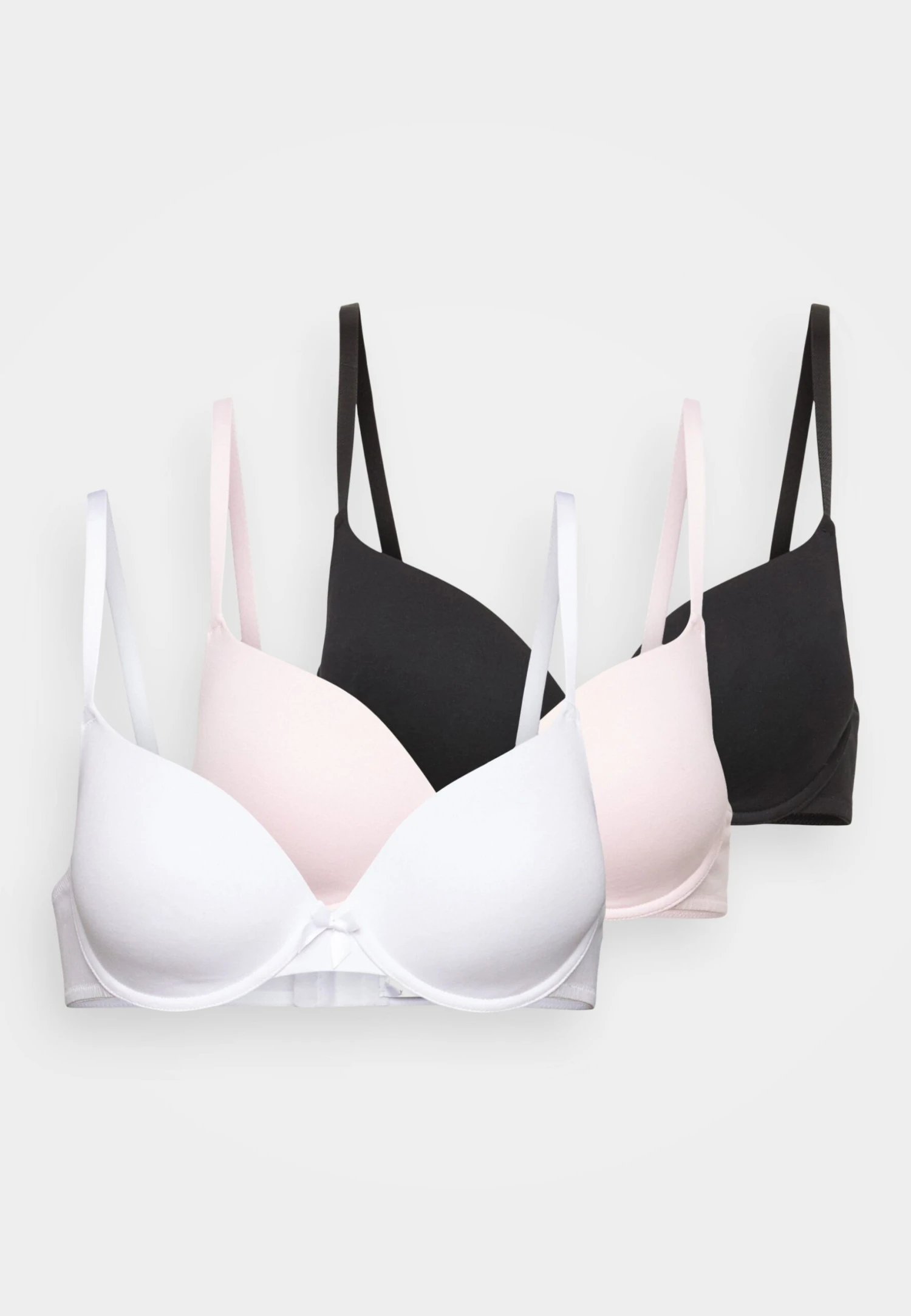 Anna Field SUNLIGHT 3PACK TSHIRT BRA - Biustonosz Bezszwowy - 402 - Pink_001 - White_802 - Black - obrazek 6