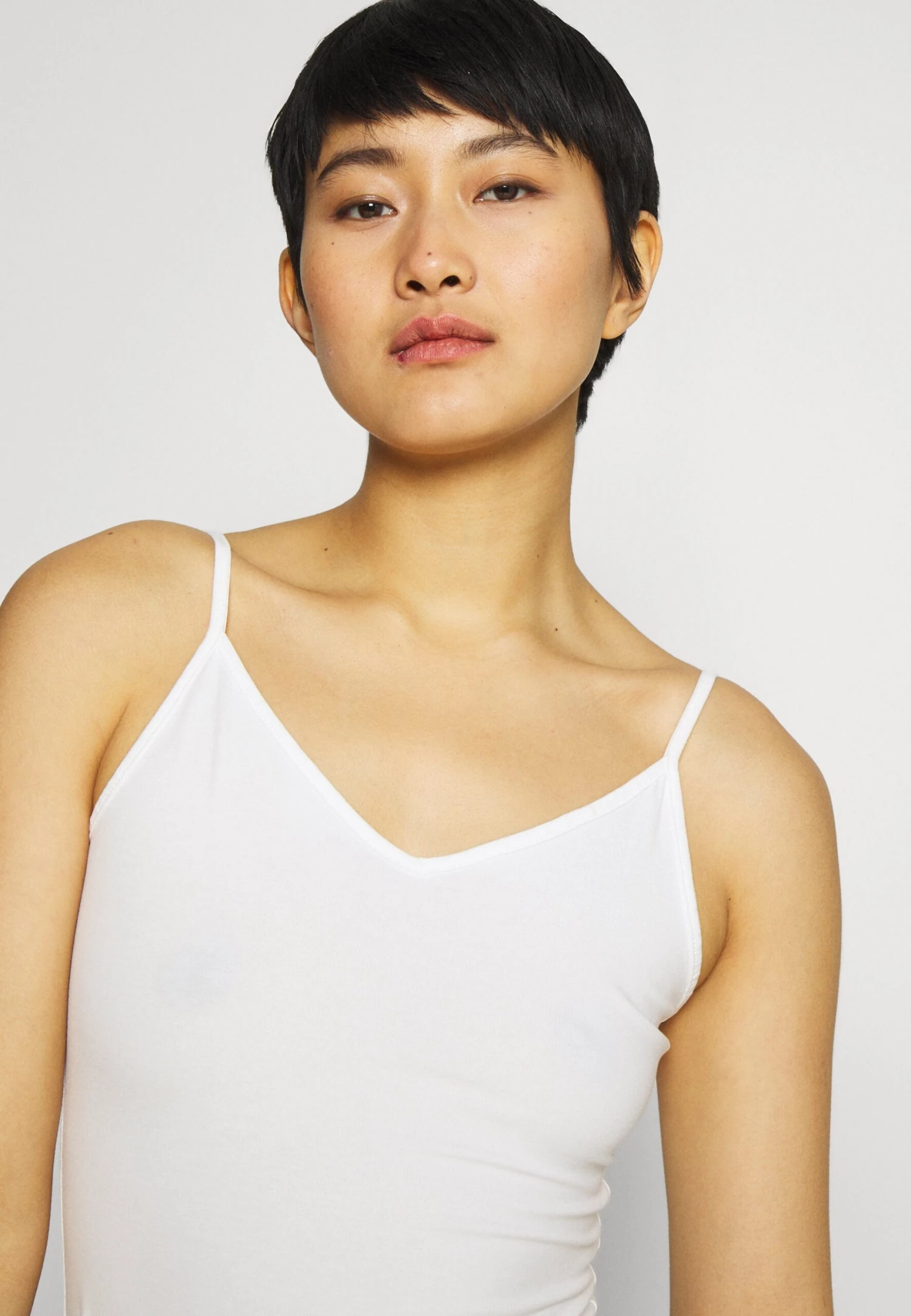 Anna Field 5 PACK - Top - Black/white/mottled Light Grey - obrazek 6