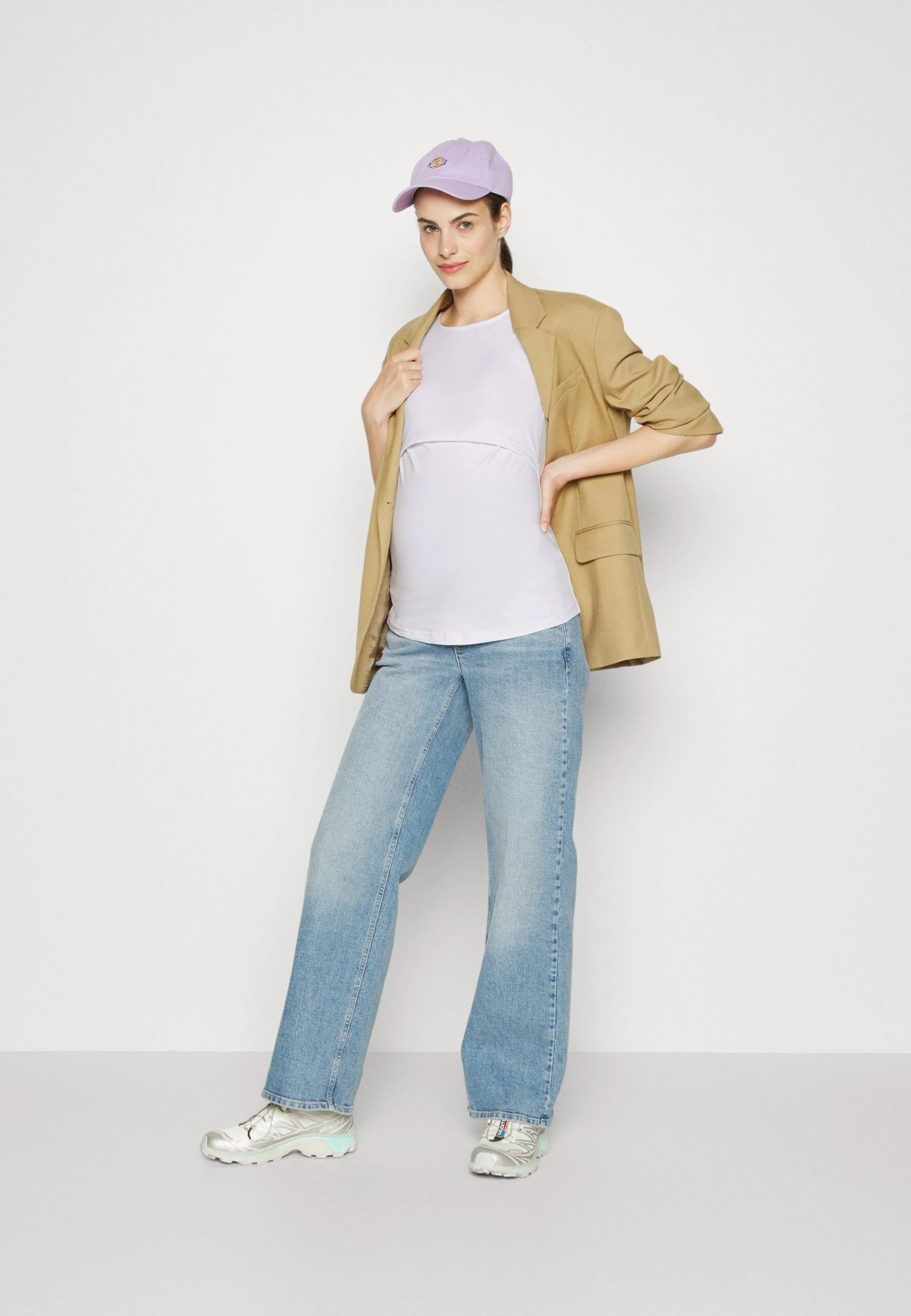 2 PACK - T-shirt Basic - Pink - 402_white - 001_white - 001 - obrazek 2