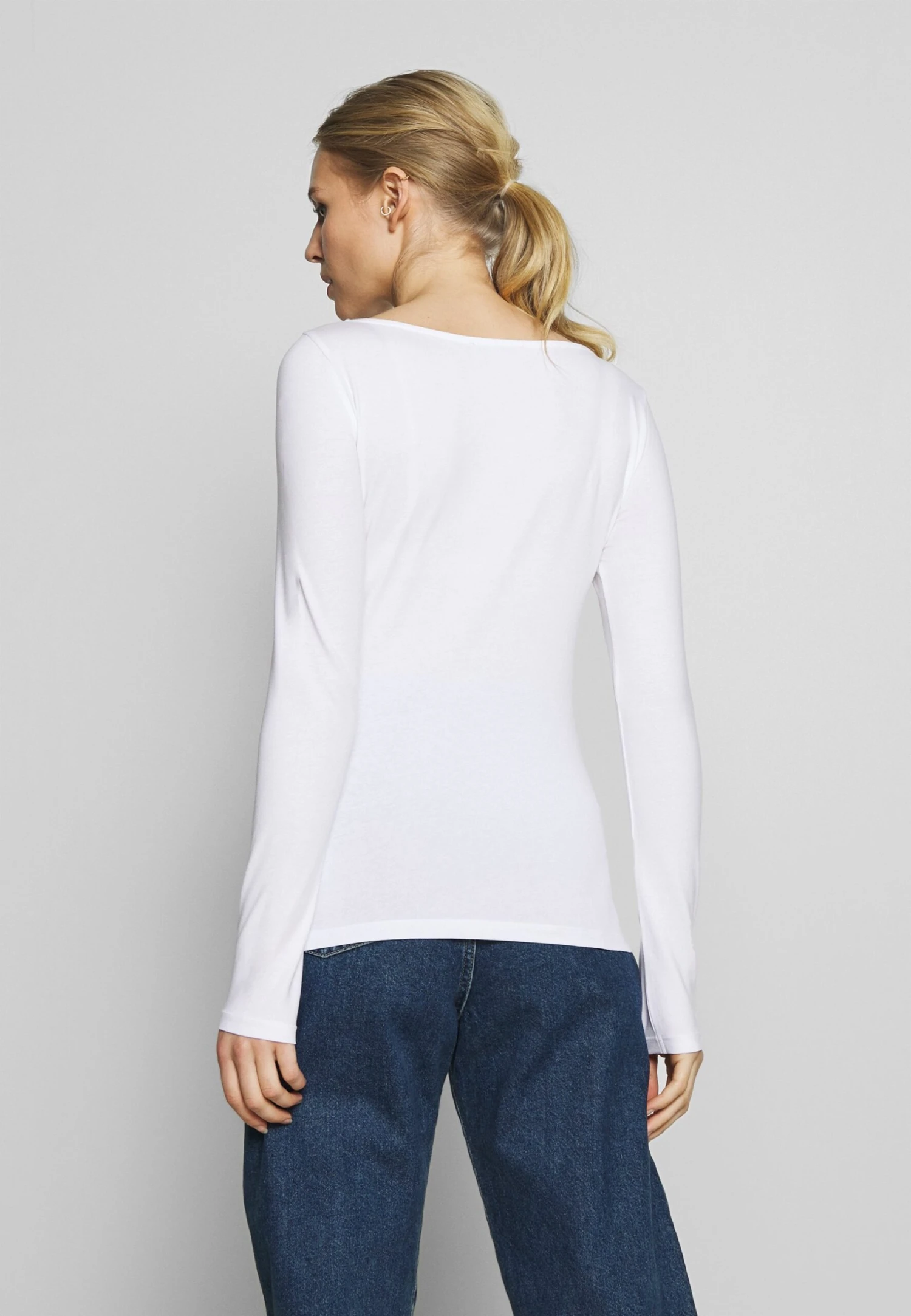 Anna Field 2 PACK - Bluzka Z Długim Rękawem - Maritime Blue/white - obrazek 4