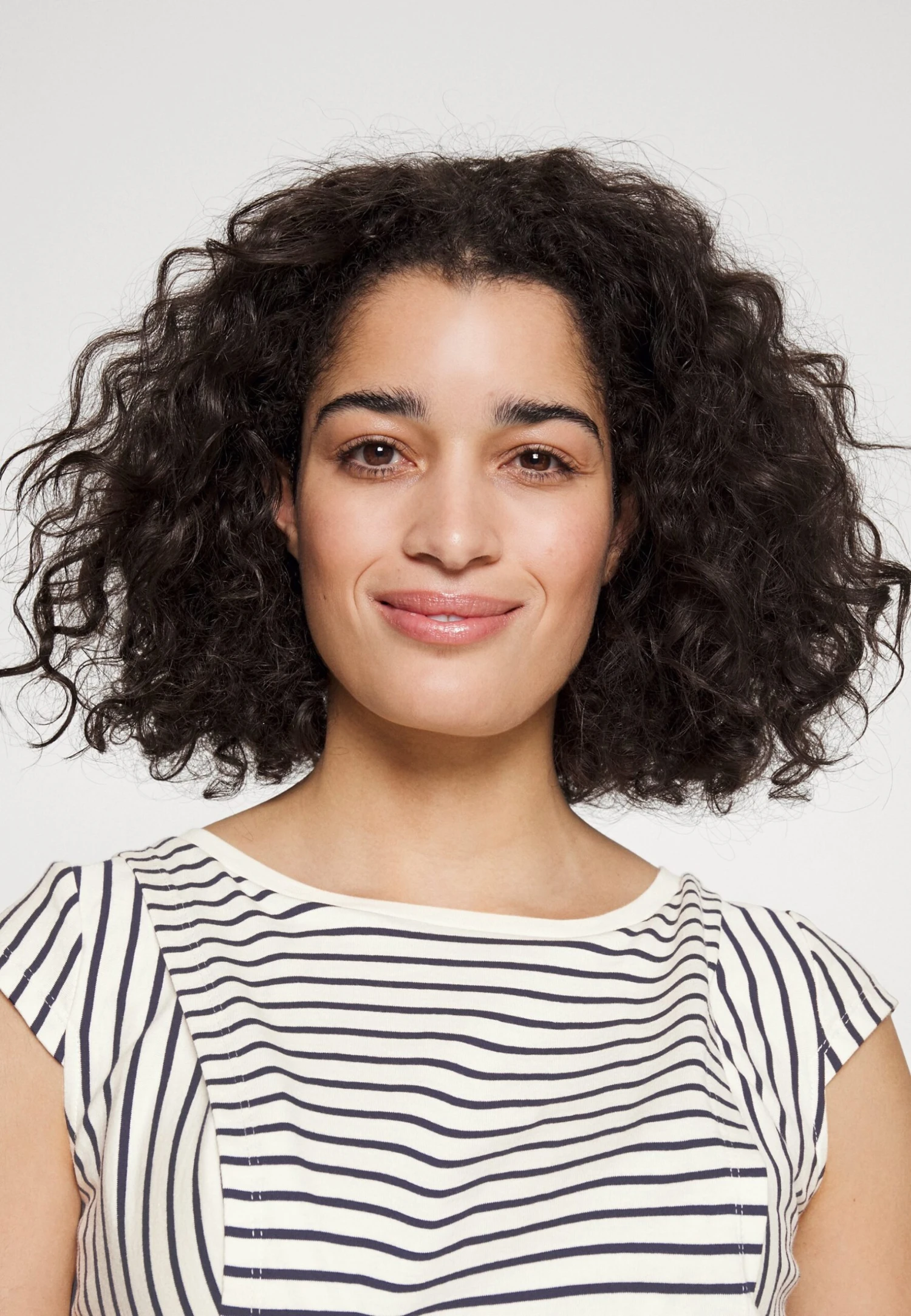 MATERNITY BABY DOLL NURSING TEE - T-shirt Z Nadrukiem - Dark Blue/off-white - obrazek 4